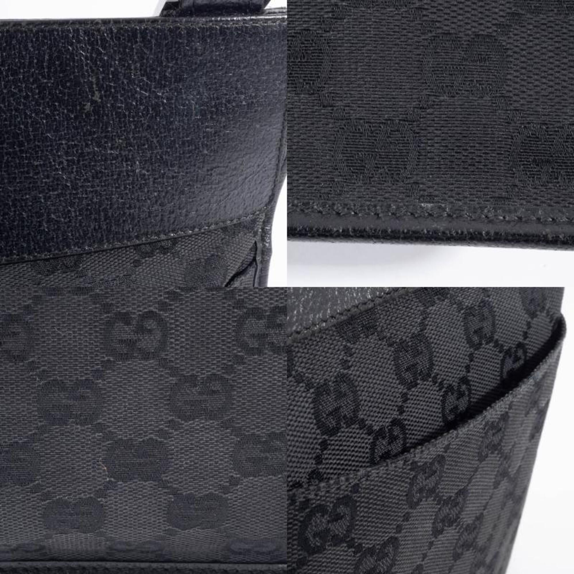 Gucci Gucci GG Canvas Shoulder Bag 27639 Black Size ONE SIZE - 19 Thumbnail