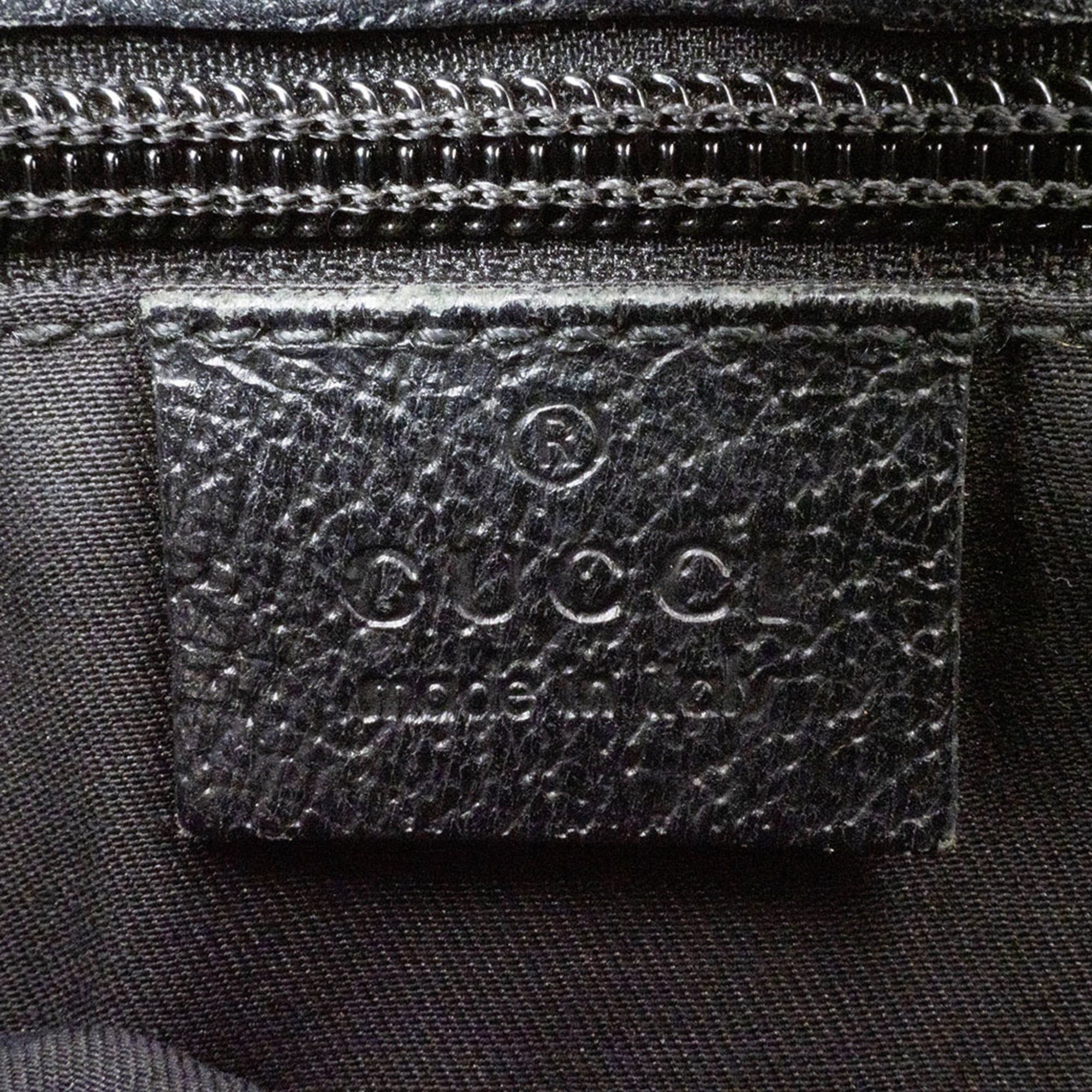 Gucci Gucci GG Canvas Shoulder Bag 27639 Black Size ONE SIZE - 12 Thumbnail