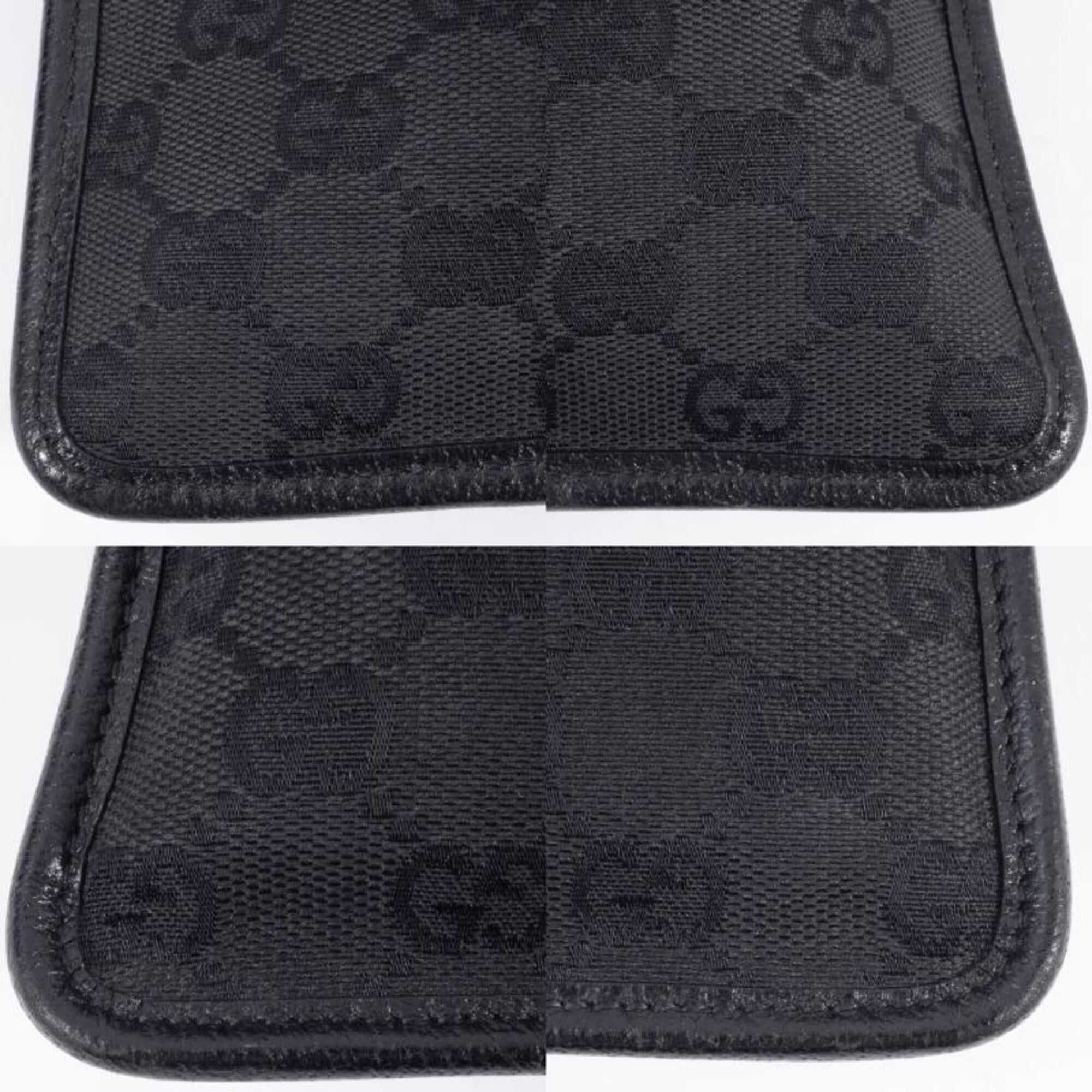 Gucci Gucci GG Canvas Shoulder Bag 27639 Black Size ONE SIZE - 20 Thumbnail