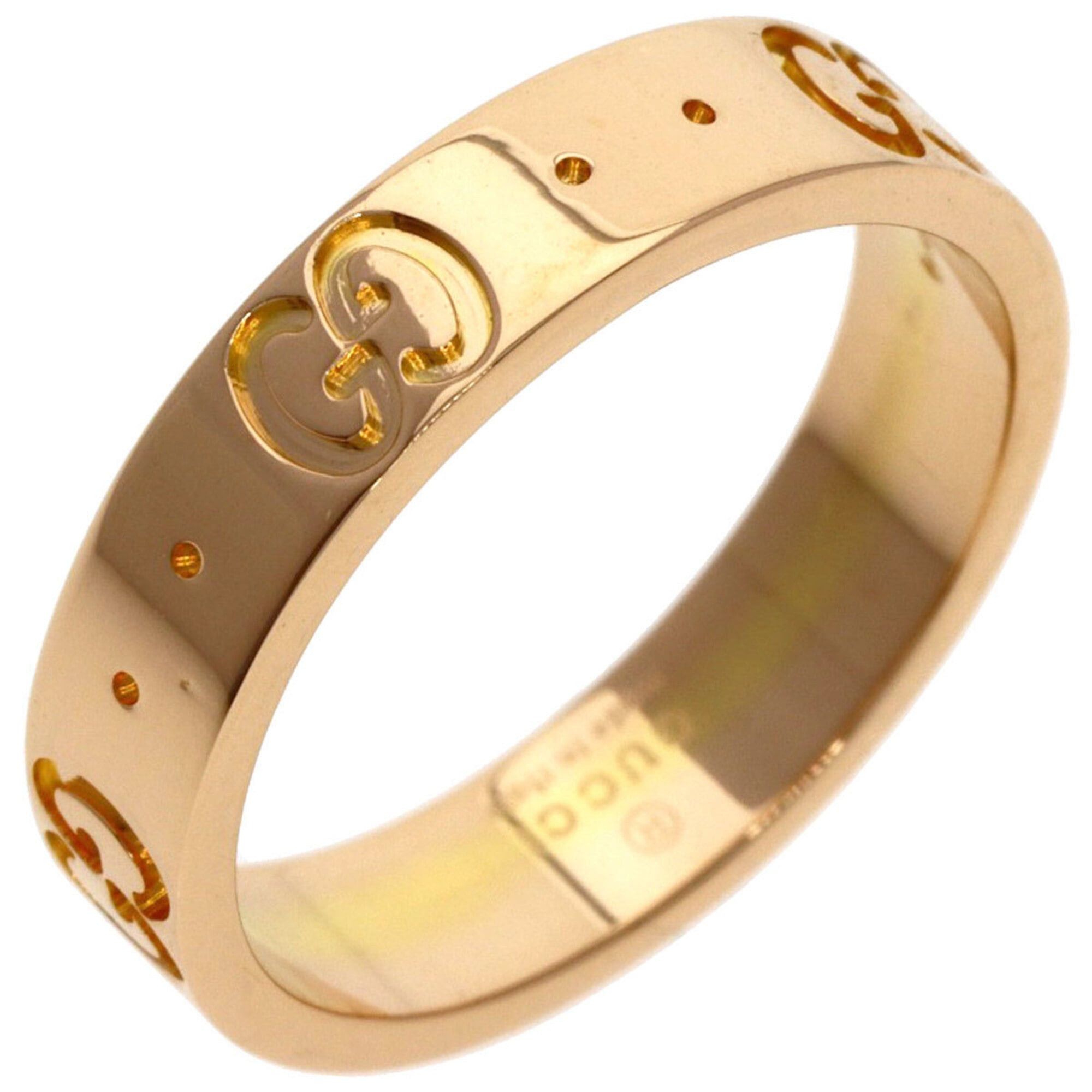 Gucci Gucci Icon #8 Ring, 18K Pink Gold, Women's GUCCI Size ONE SIZE - 2 Thumbnail