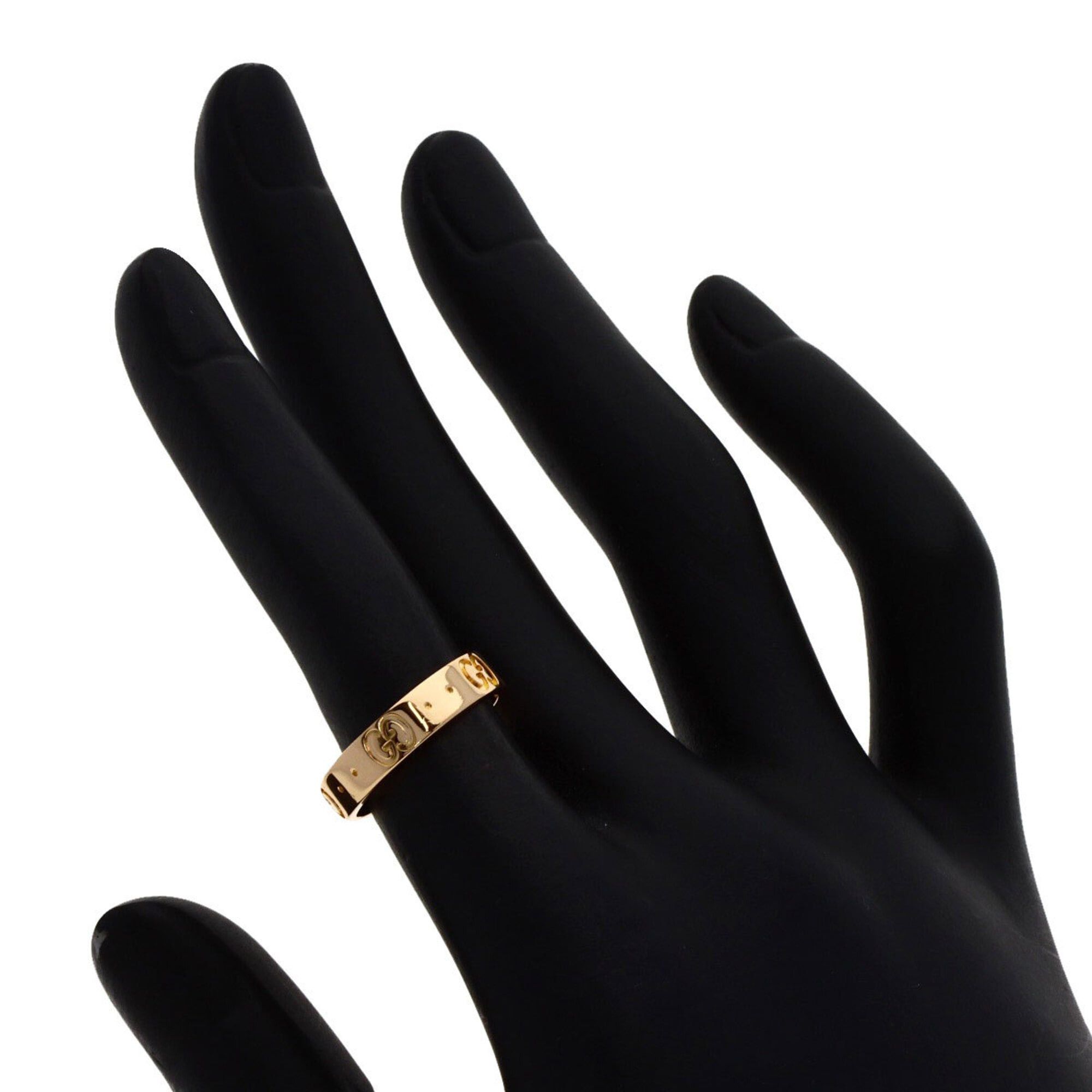 Gucci Gucci Icon #8 Ring, 18K Pink Gold, Women's GUCCI Size ONE SIZE - 6 Thumbnail