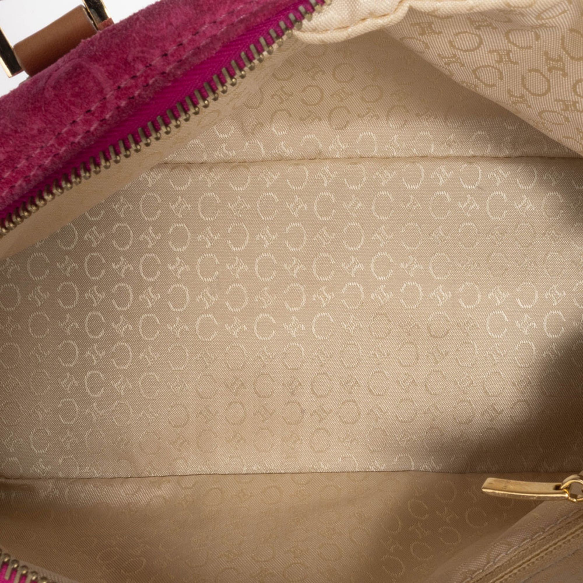 Celine Celine Bag C Macadam Suede Handbag MC00/2 Purple Camel Size ONE SIZE - 13 Thumbnail