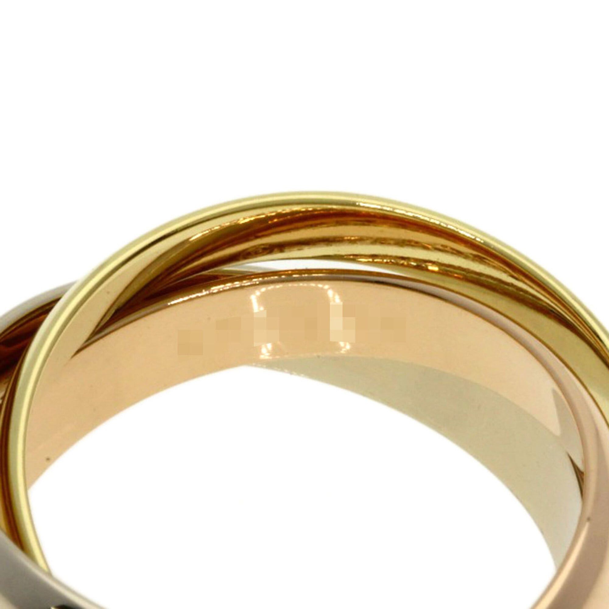 Cartier Cartier Trinity #51 Ring - 18K Yellow Gold/18K White Pink Gold Women's CARTIER Size ONE SIZE - 4 Thumbnail
