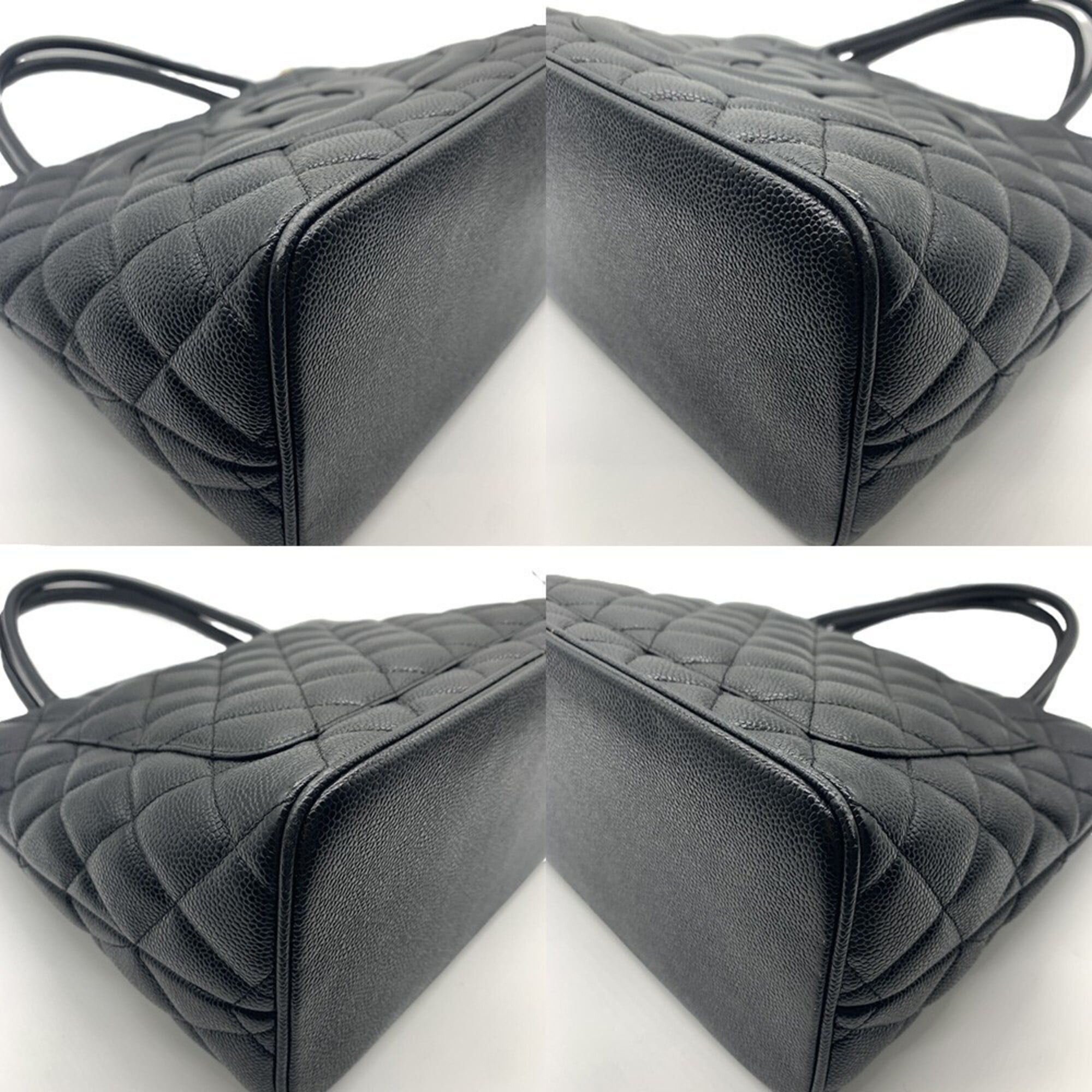 Chanel Chanel Reissue Tote Bag A01804 Caviar Leather Black Women's CHANEL Size ONE SIZE - 3 Thumbnail