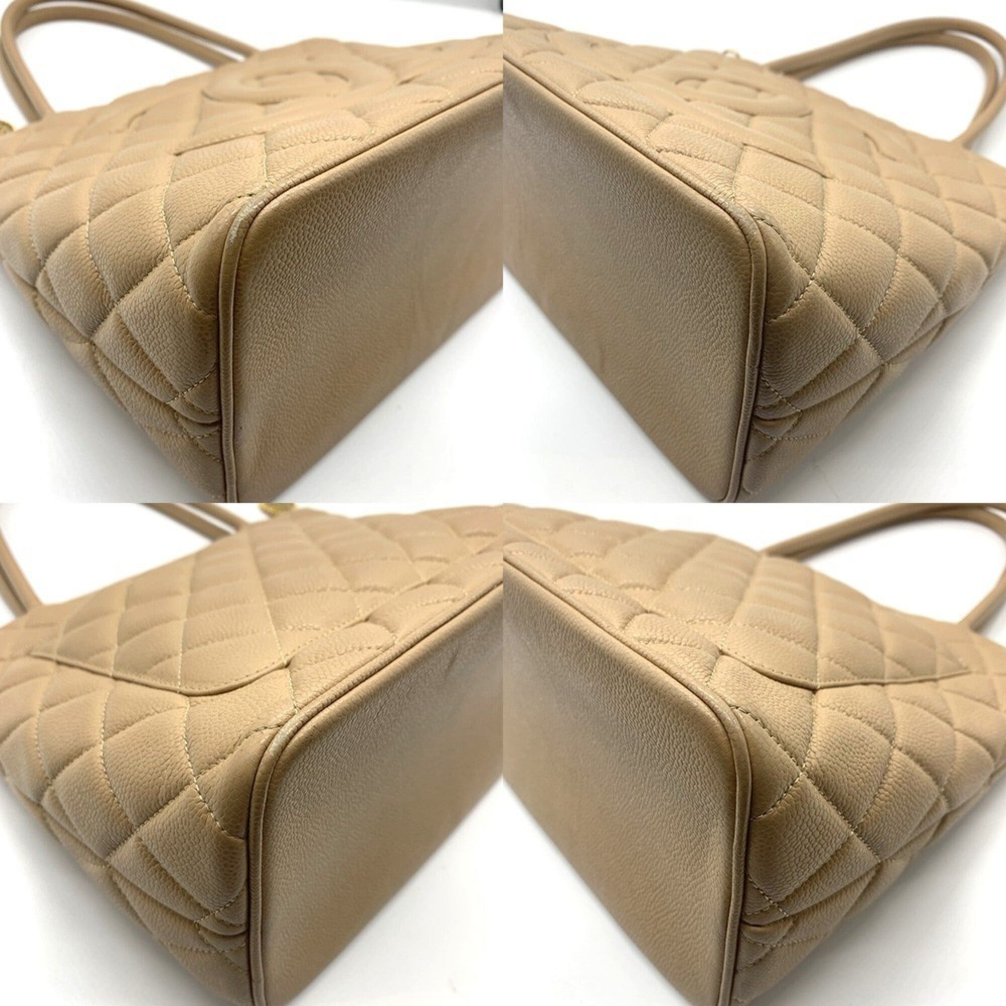 Chanel Chanel Reissue Tote Bag, Shoulder Caviar Leather, Beige. Size ONE SIZE - 3 Thumbnail