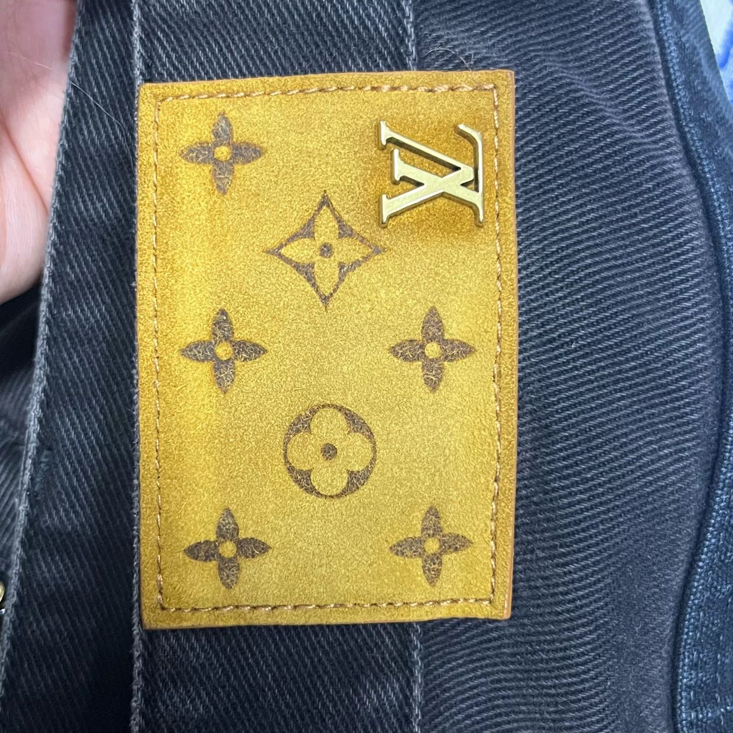 Louis Vuitton Louis Vuitton Craggy Monogram Denim Jeans 29 Size US 29 - 6 Thumbnail
