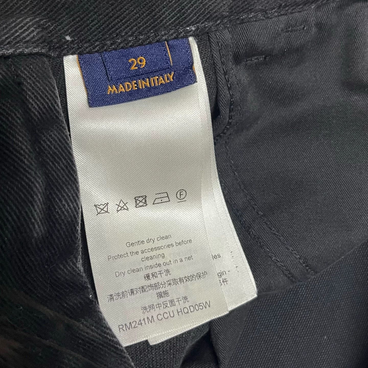 Louis Vuitton Louis Vuitton Craggy Monogram Denim Jeans 29 Size US 29 - 5 Thumbnail