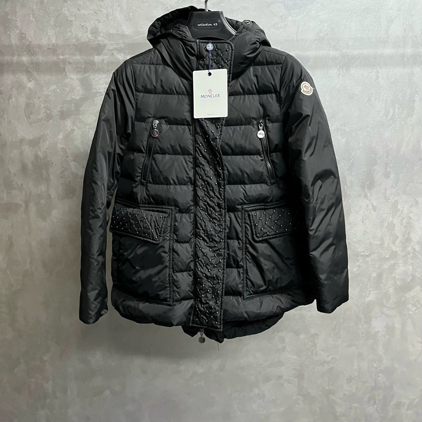Moncler Moncler Hooded Quilted Studded Puffer Jacket Size 1 Size US S / EU 44-46 / 1 - 2 Thumbnail
