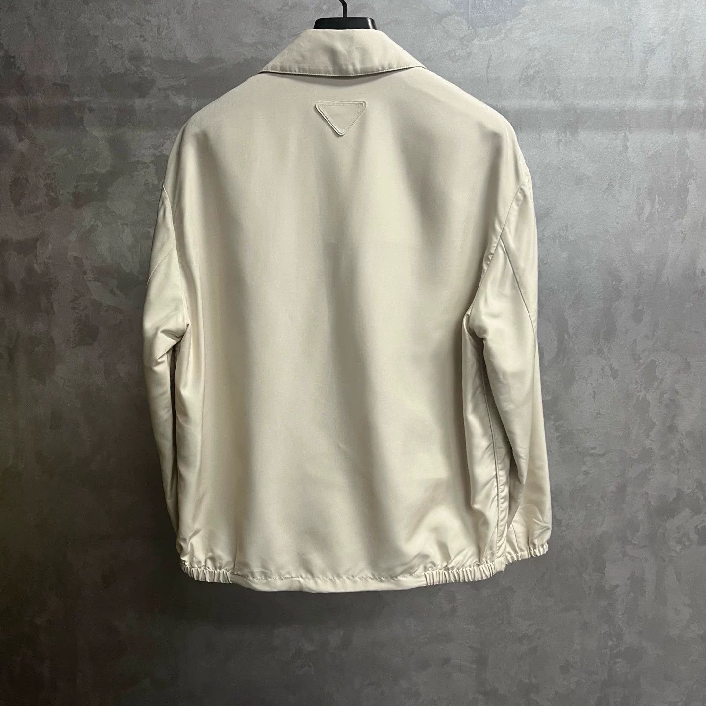Prada Prada Beige Zip-Up Light Jacket XS Size US XS / EU 42 / 0 - 6 Thumbnail