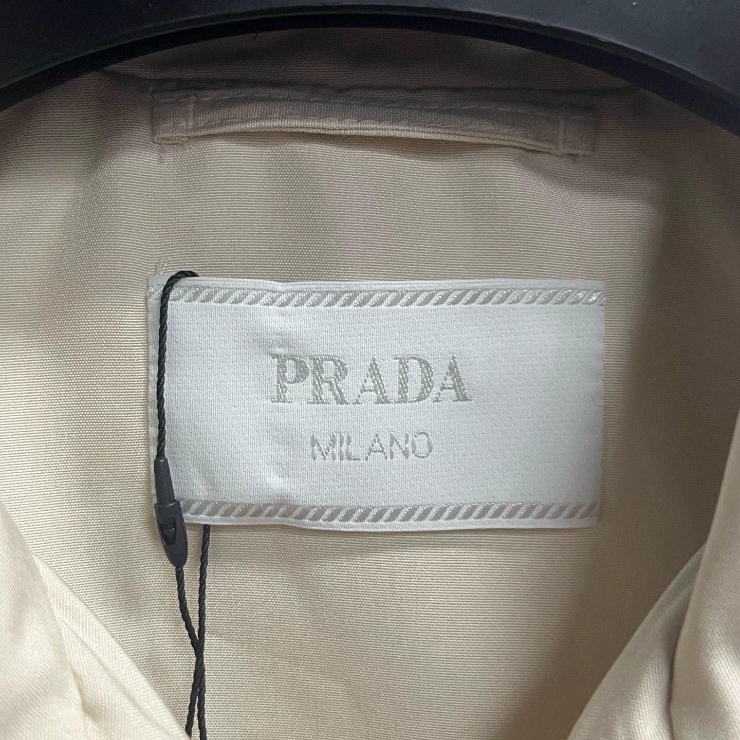 Prada Prada Beige Zip-Up Light Jacket XS Size US XS / EU 42 / 0 - 3 Thumbnail