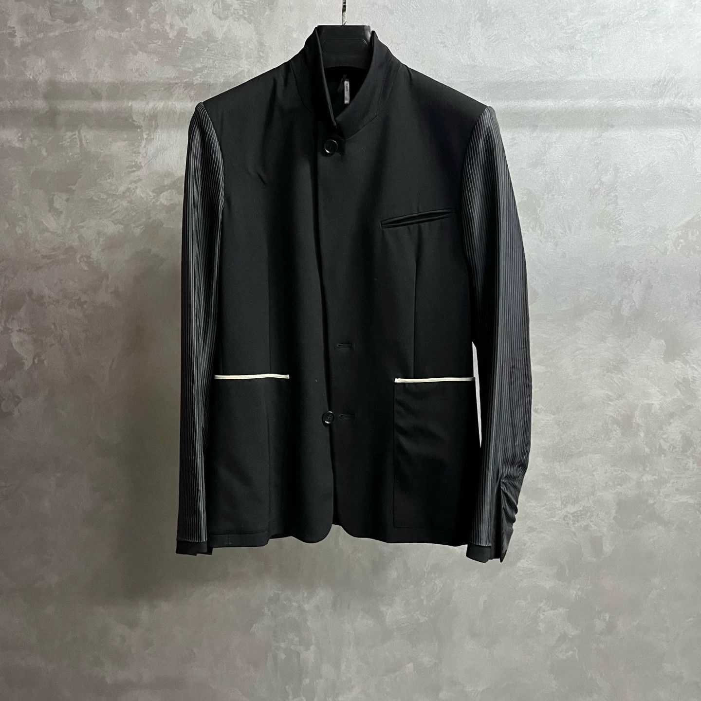 Dior Dior Contrast Trim Wool Blazer 46 Size 36R - 2 Thumbnail