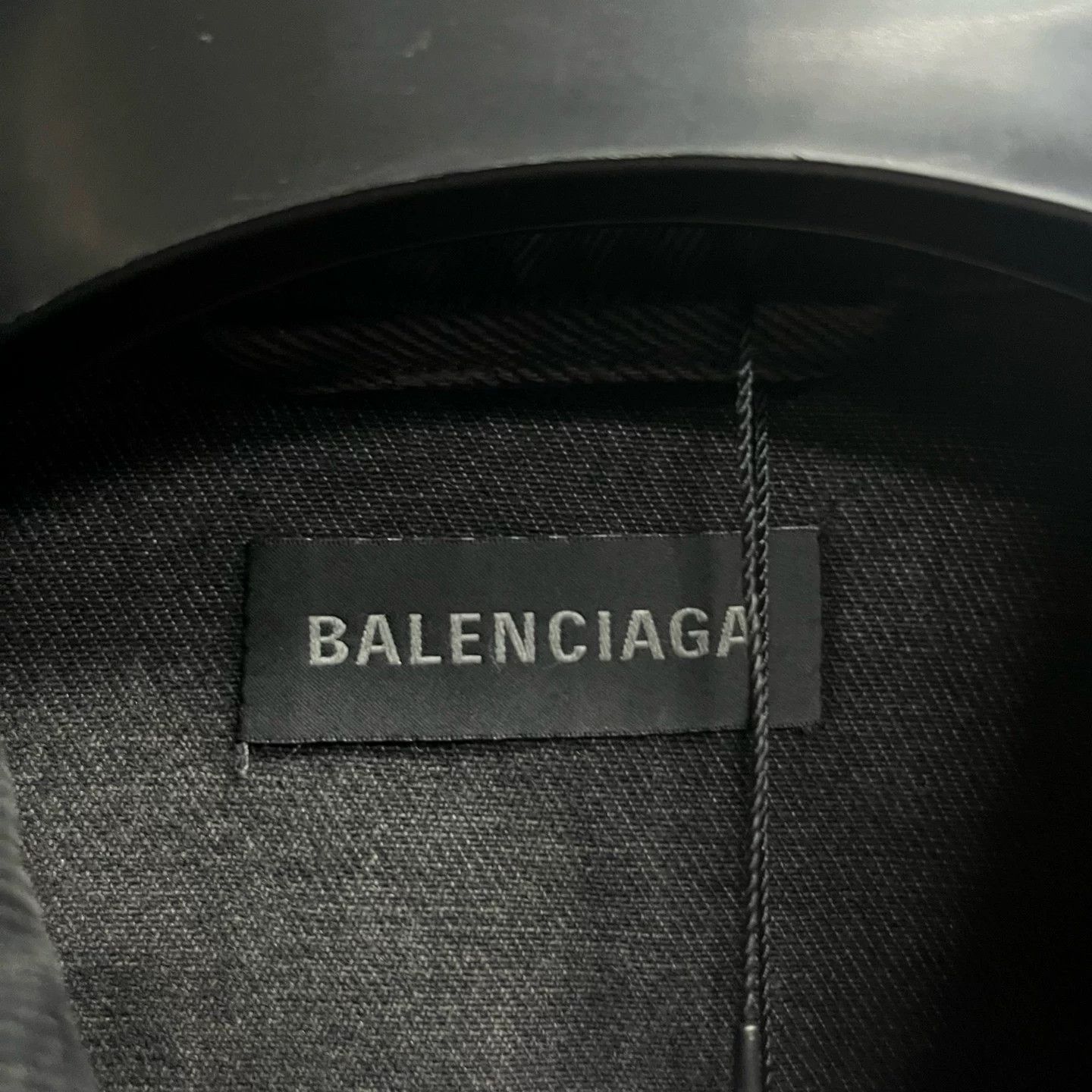 Balenciaga Balenciaga Spray Logo Denim Jacket XS Size US XS / EU 42 / 0 - 3 Thumbnail
