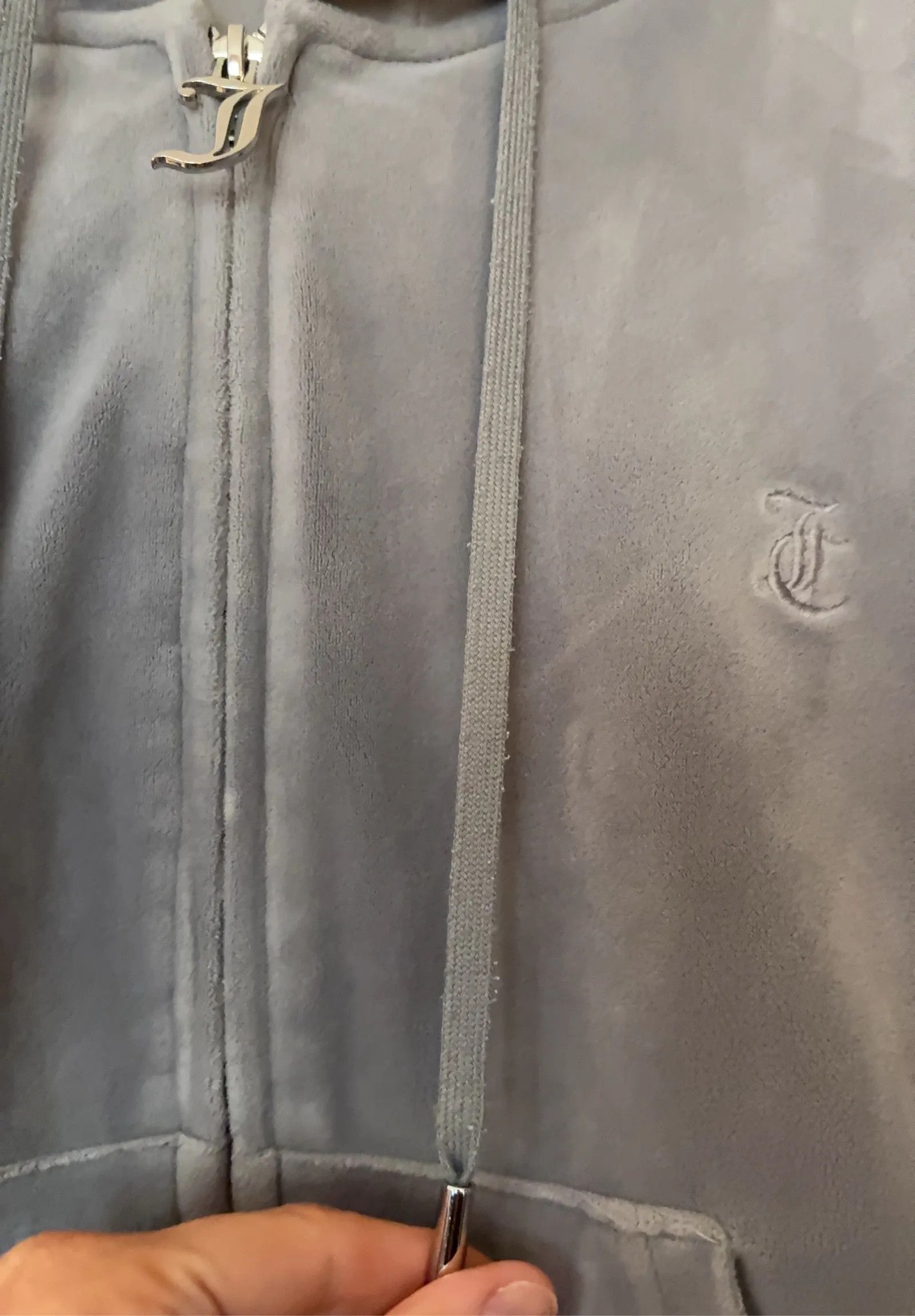 Juicy Couture Juicy Couture Classic Velour Robertson Zip Hoodie Hoodie Size L / US 10 / IT 46 - 8 Thumbnail