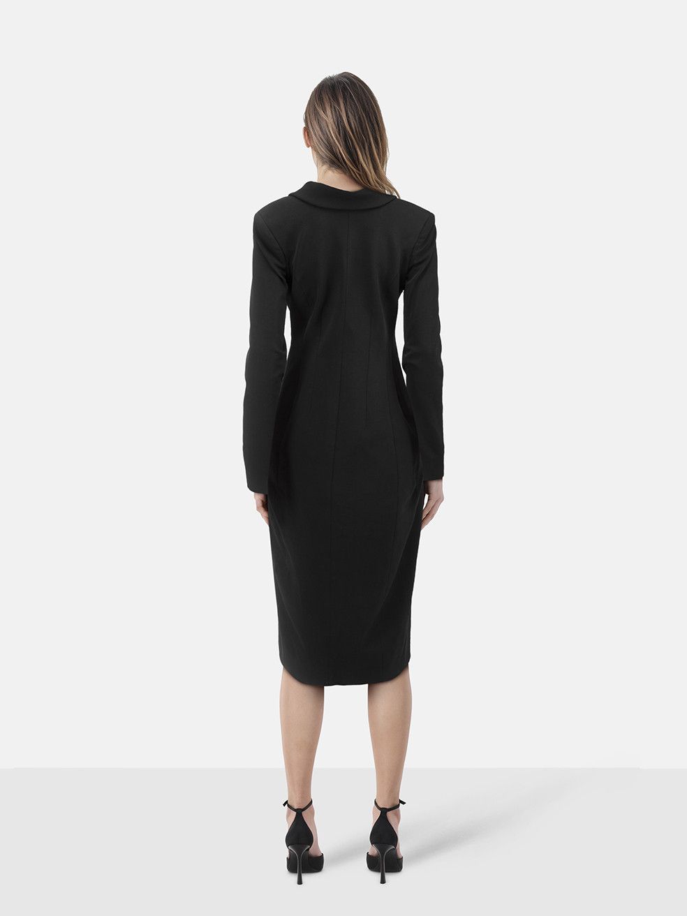 Acne Studios Black Midi Blazer Dress Size XS / US 0-2 / IT 36-38 - 2 Thumbnail