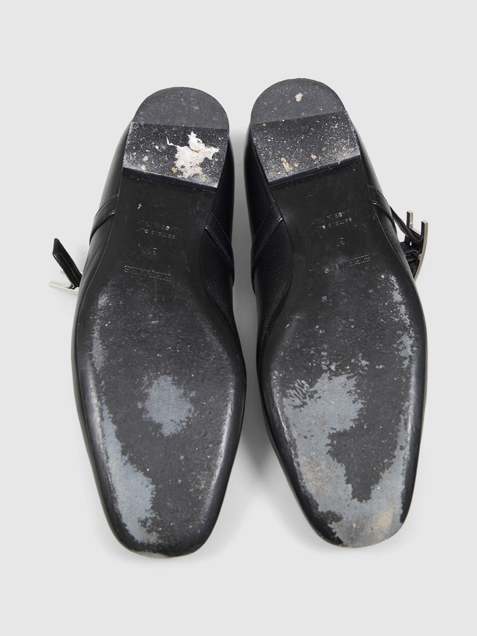 Hermes Black Leather Jane Ballet Flats Size US 7 / IT 37 - 5 Thumbnail