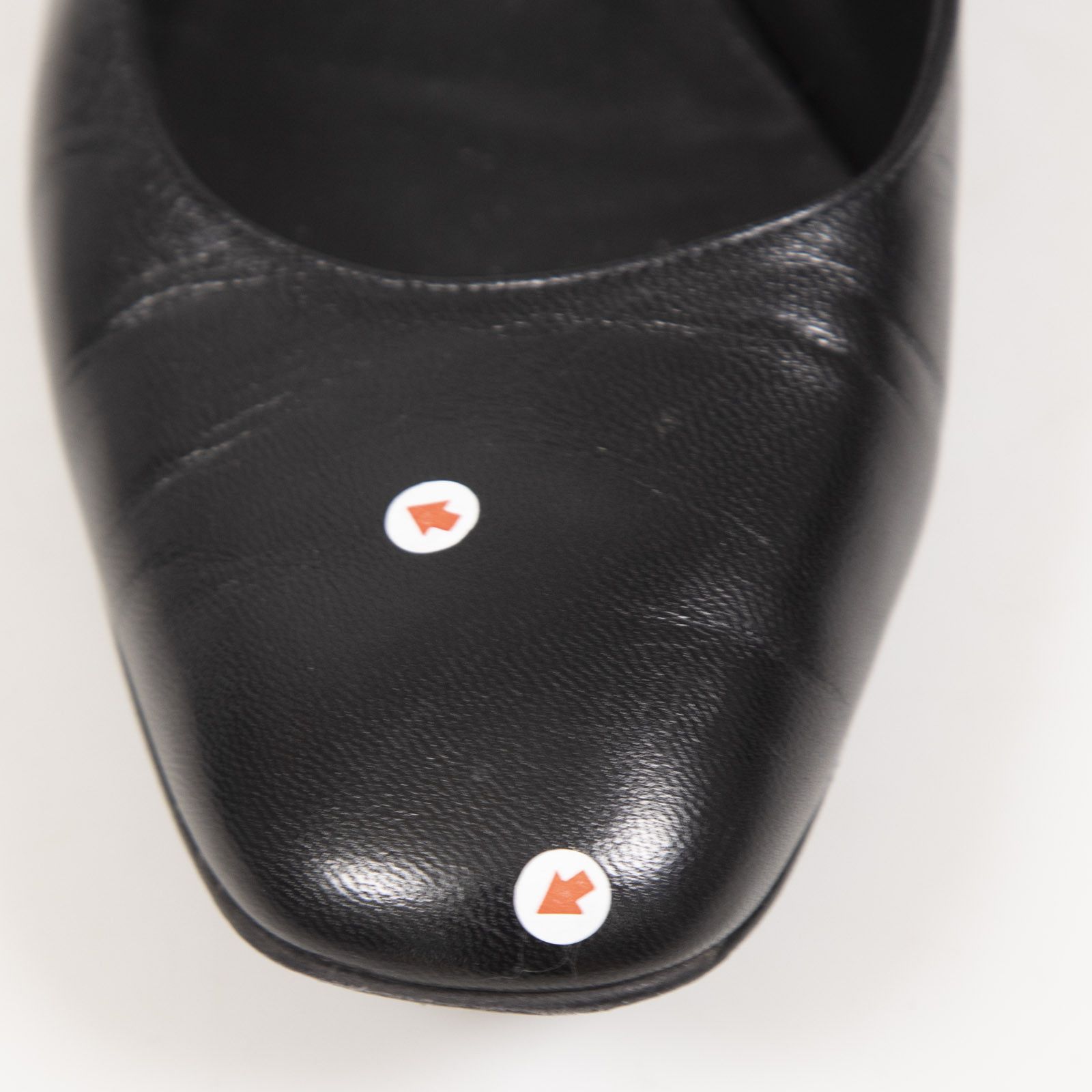 Hermes Black Leather Jane Ballet Flats Size US 7 / IT 37 - 17 Thumbnail