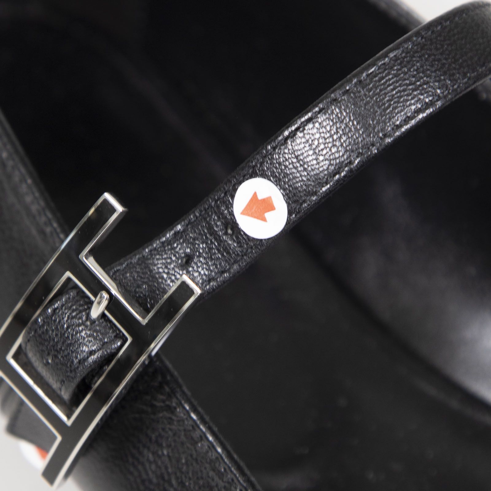 Hermes Black Leather Jane Ballet Flats Size US 7 / IT 37 - 9 Thumbnail