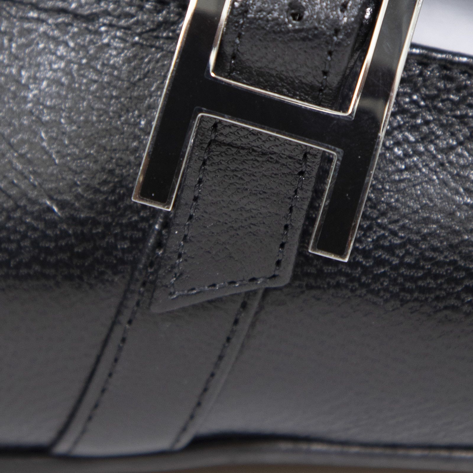 Hermes Black Leather Jane Ballet Flats Size US 7 / IT 37 - 6 Thumbnail