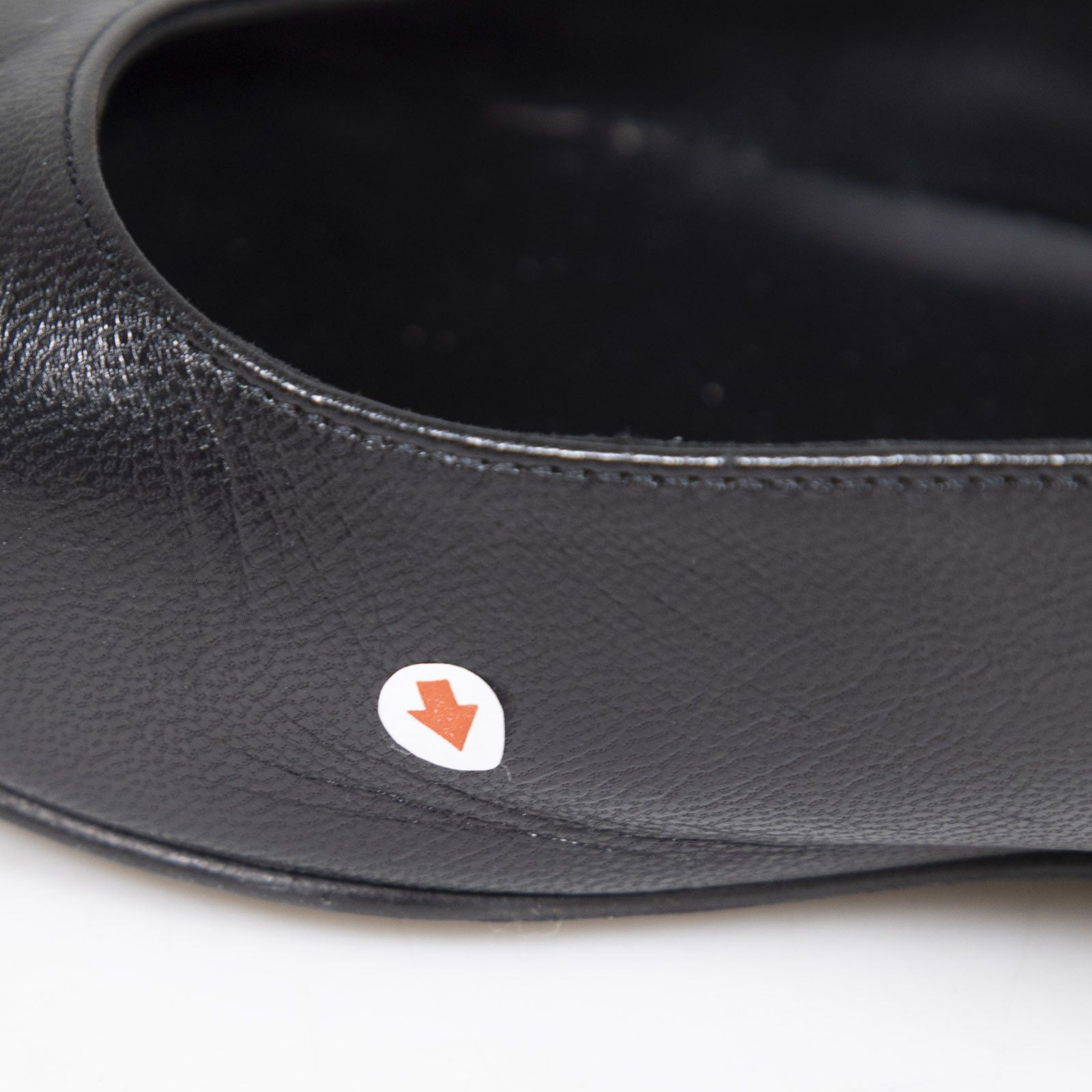 Hermes Black Leather Jane Ballet Flats Size US 7 / IT 37 - 16 Thumbnail