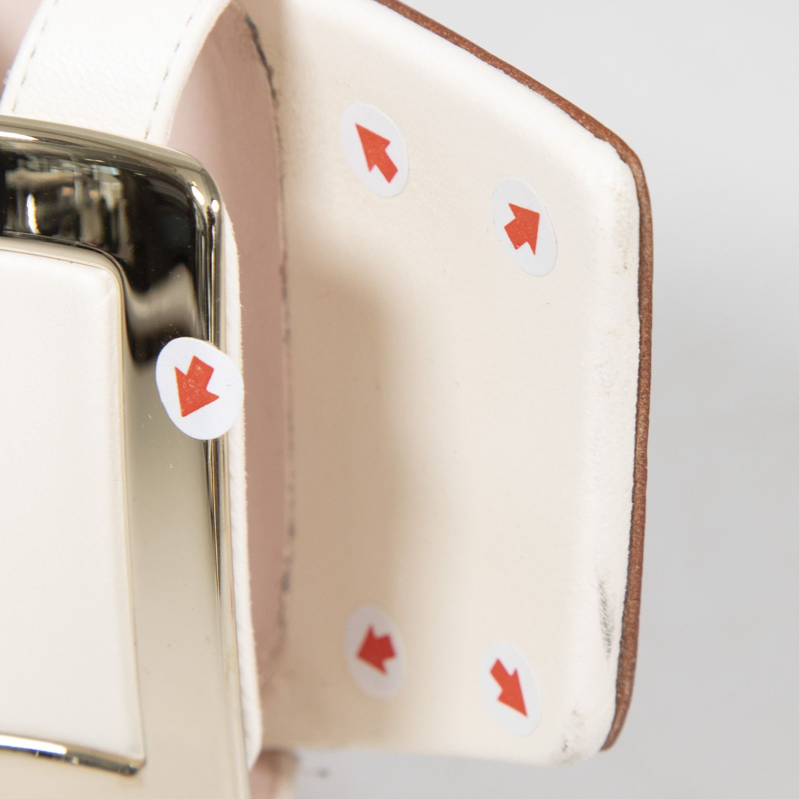 Roger Vivier White Leather Buckle Heeled Sandals Size US 6.5 / IT 36.5 - 7 Thumbnail