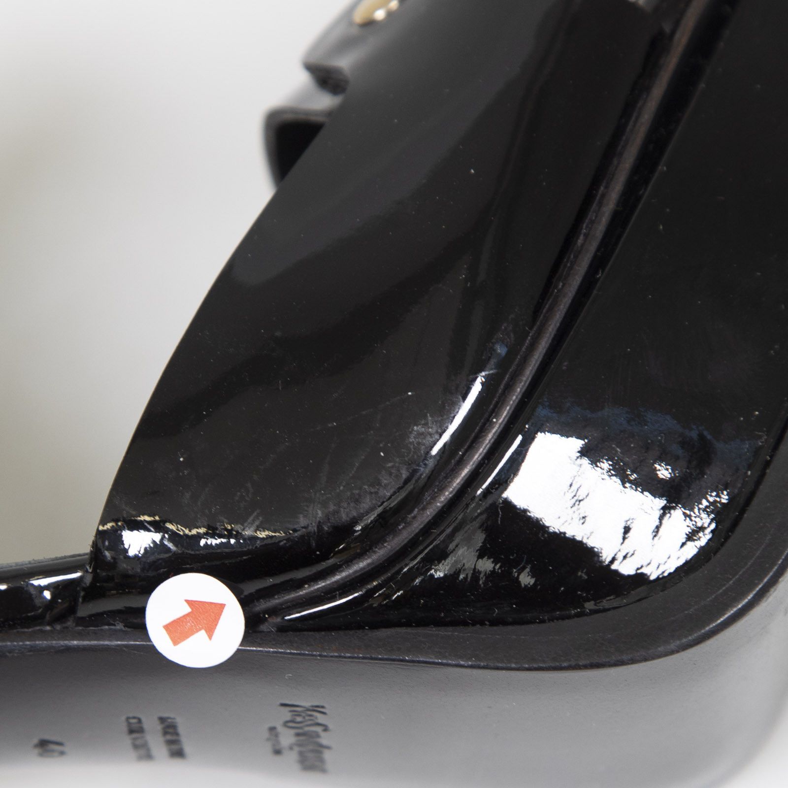 Saint Laurent Paris Black Patent Platform Heels Size US 10 / IT 40 - 9 Thumbnail