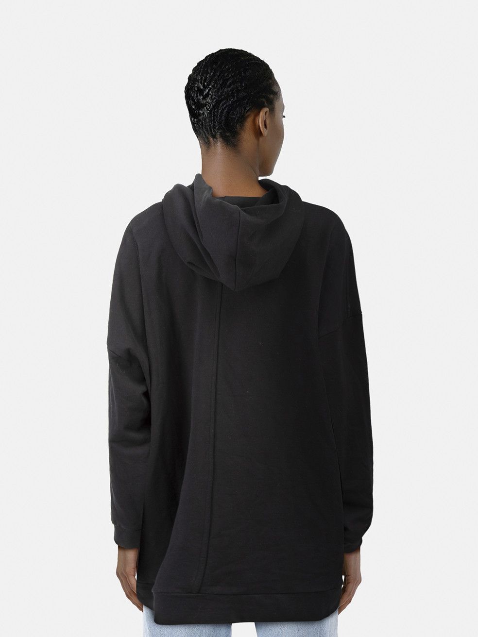 The Row Black Long Sleeve Hoodie Size XXL / US 16-18 / IT 52-54 - 2 Thumbnail