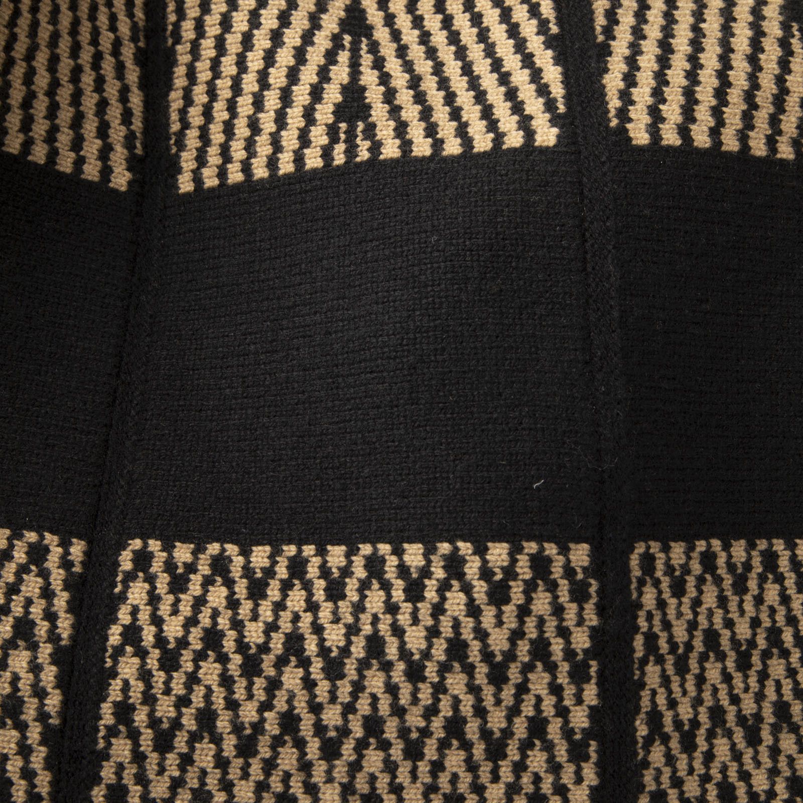Joseph Brown & Black Wool Chevron Jacquard Jacket Size L / US 10 / IT 46 - 3 Thumbnail