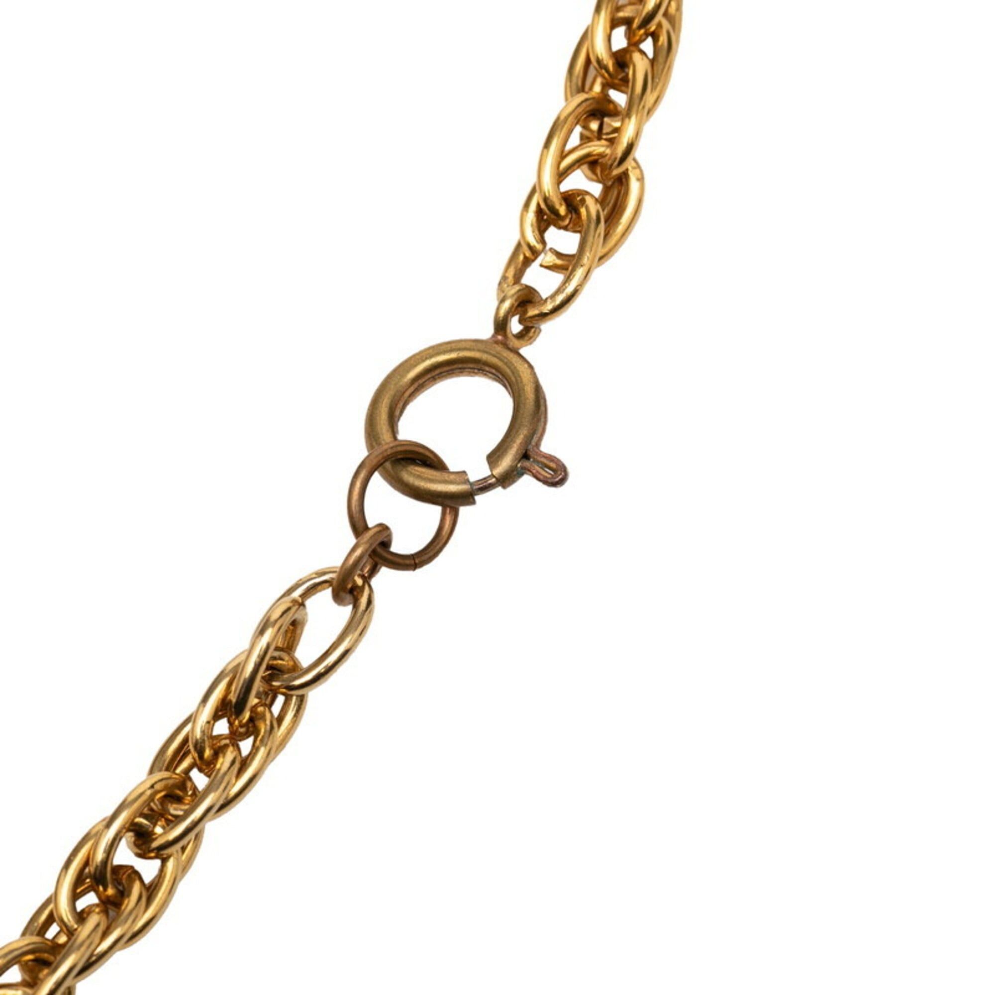 Chanel Chanel Coco Mark Necklace, Gold Plated, Women's CHANEL Size ONE SIZE - 5 Thumbnail