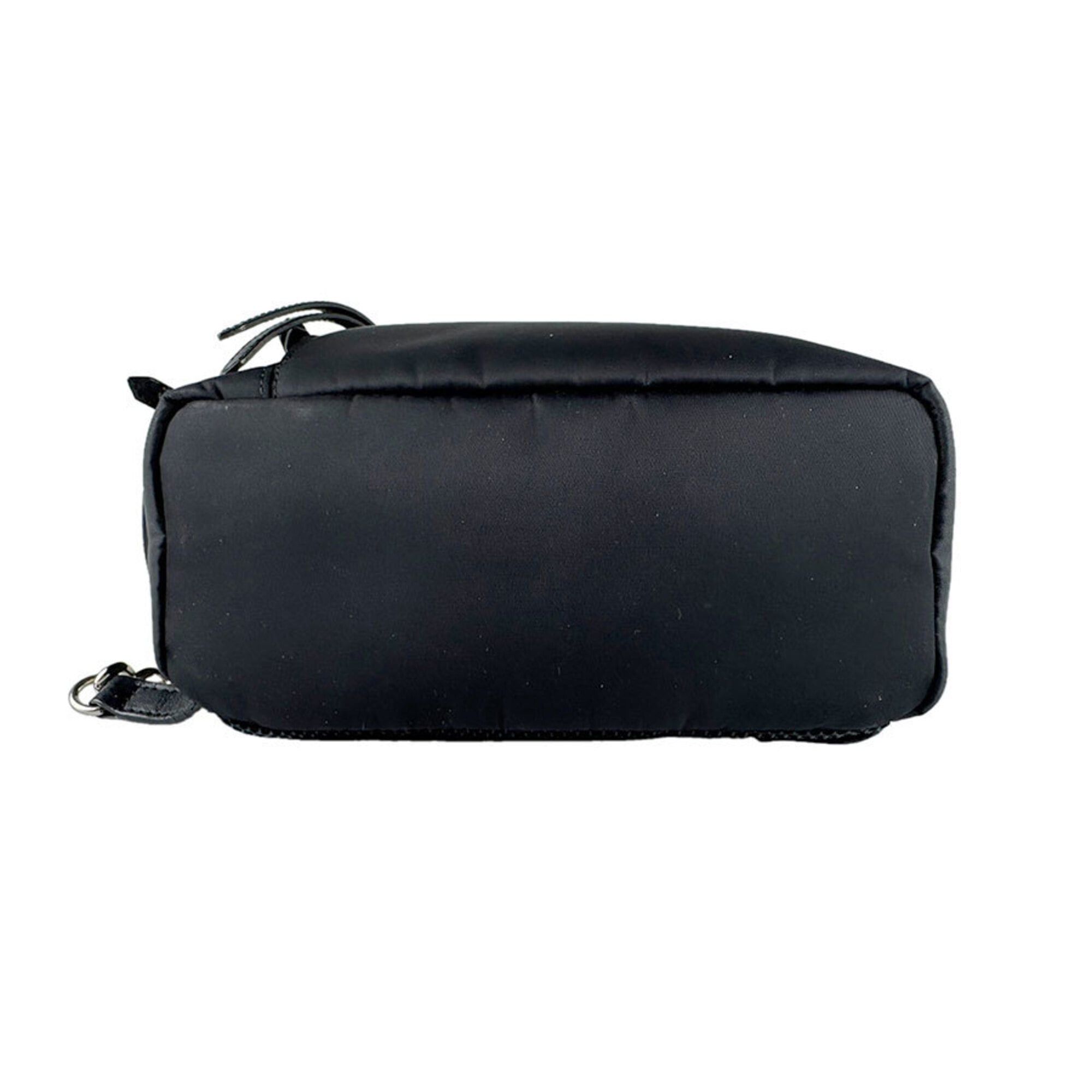 Fendi Fendi ZAINO MINI Backpack, Nylon, Fur, Black/Silver, Women's, 8BZ038-48Z, Free Shipping, z9473 Size ONE SIZE - 4 Thumbnail