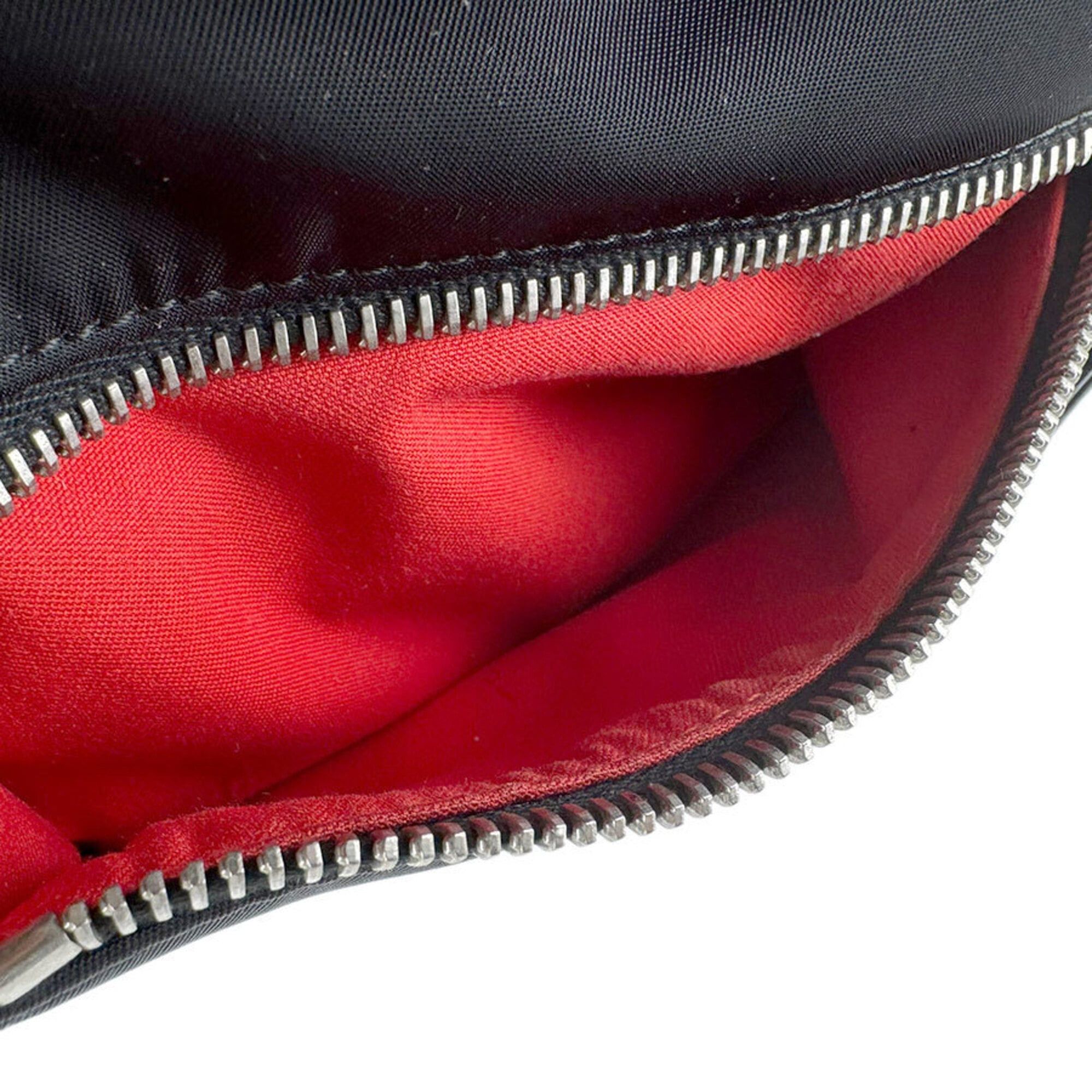 Fendi Fendi ZAINO MINI Backpack, Nylon, Fur, Black/Silver, Women's, 8BZ038-48Z, Free Shipping, z9473 Size ONE SIZE - 12 Thumbnail