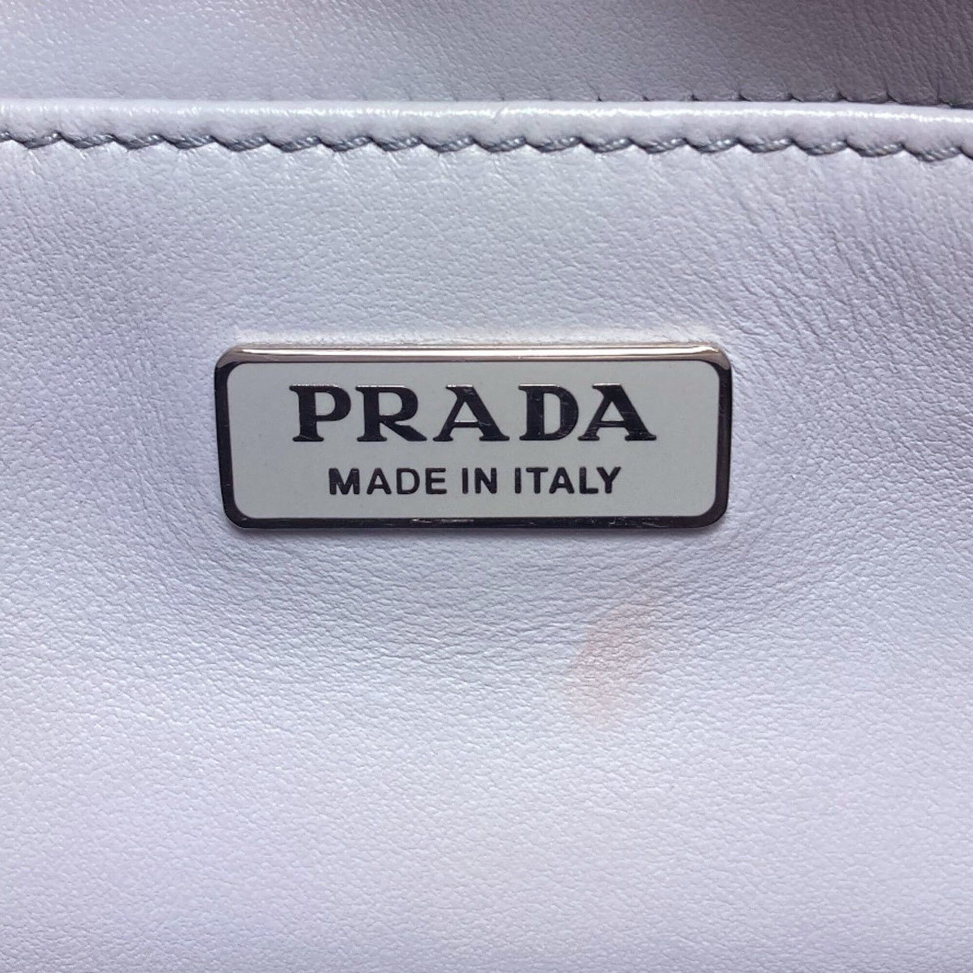 Prada Prada Cleo One-Shoulder Bag, Calfskin, Women's PRADA Size ONE SIZE - 6 Thumbnail