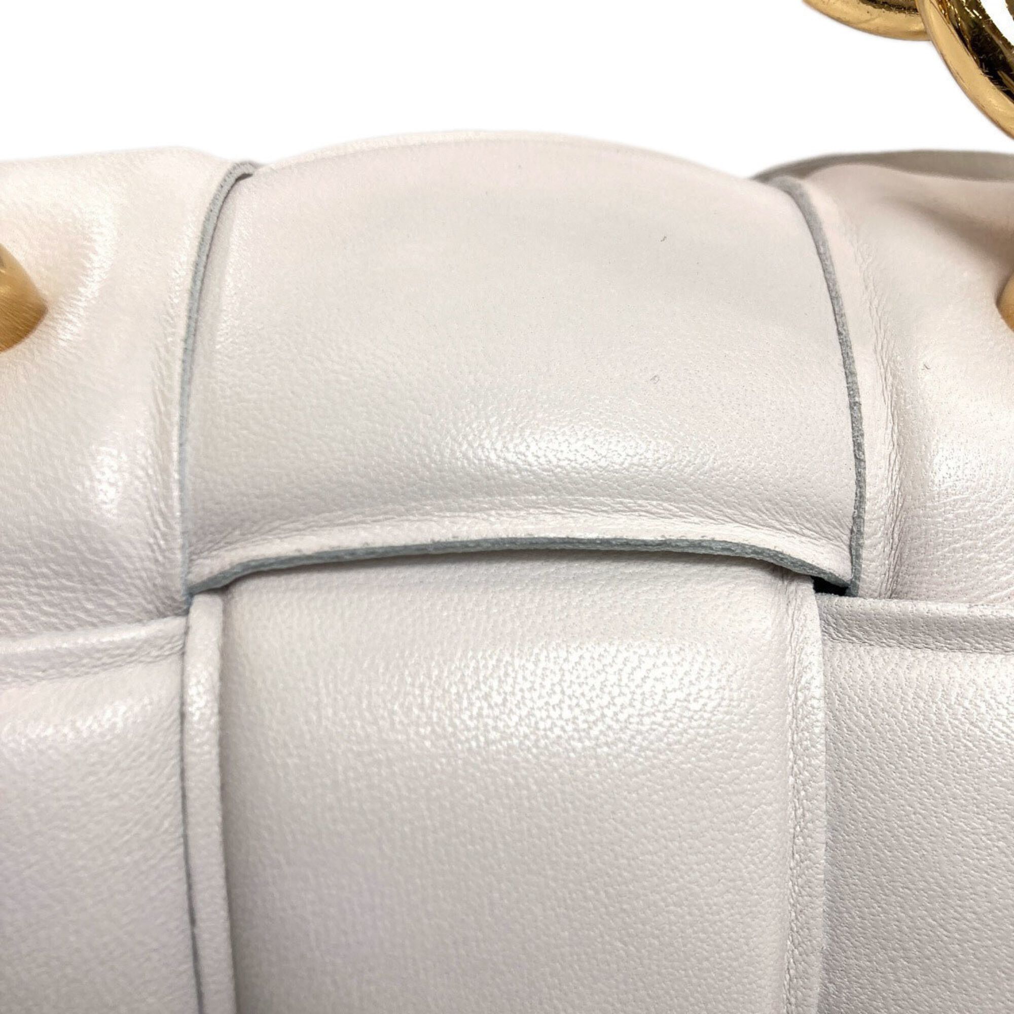Bottega Veneta Bottega Veneta Chain Cassette Maxi Intrecciato Handbag, Calfskin, Women's. Size ONE SIZE - 11 Thumbnail