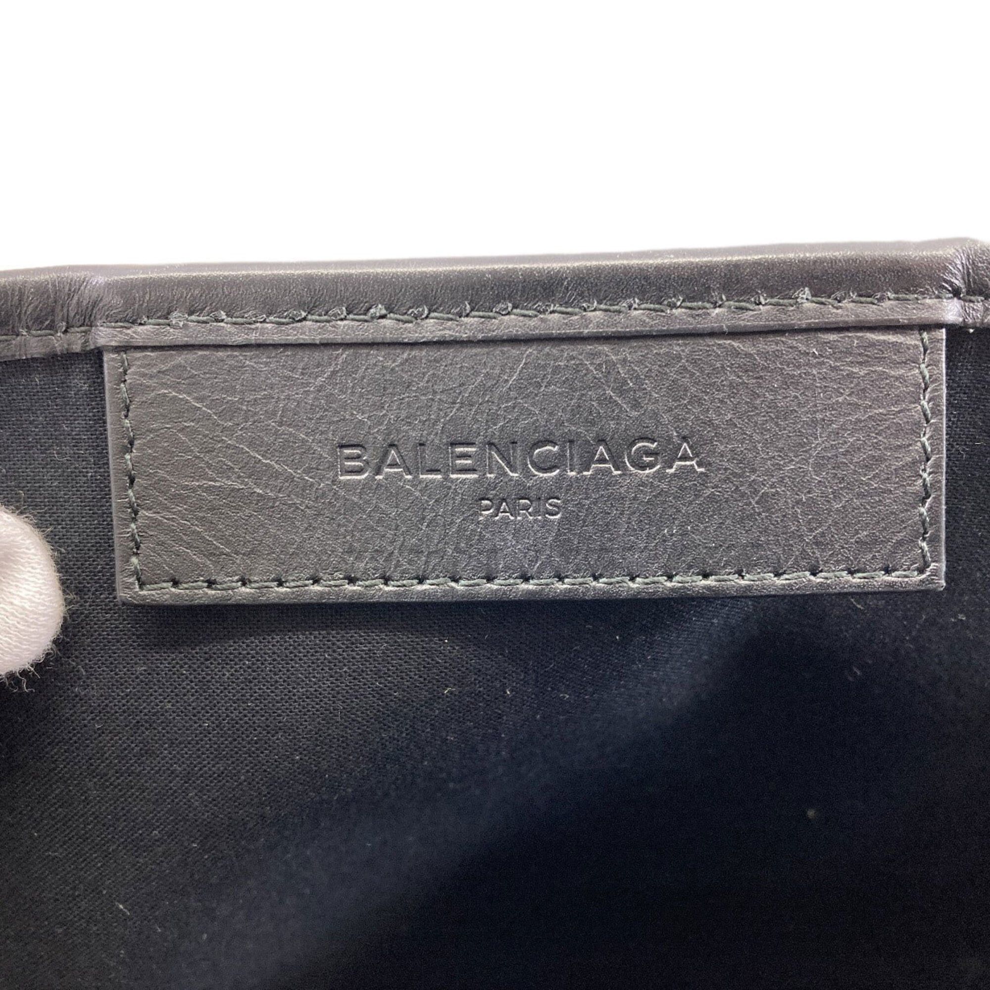 Balenciaga Balenciaga 339933 Navy Cabas S Handbag Canvas Women's BALENCIAGA Size ONE SIZE - 6 Thumbnail
