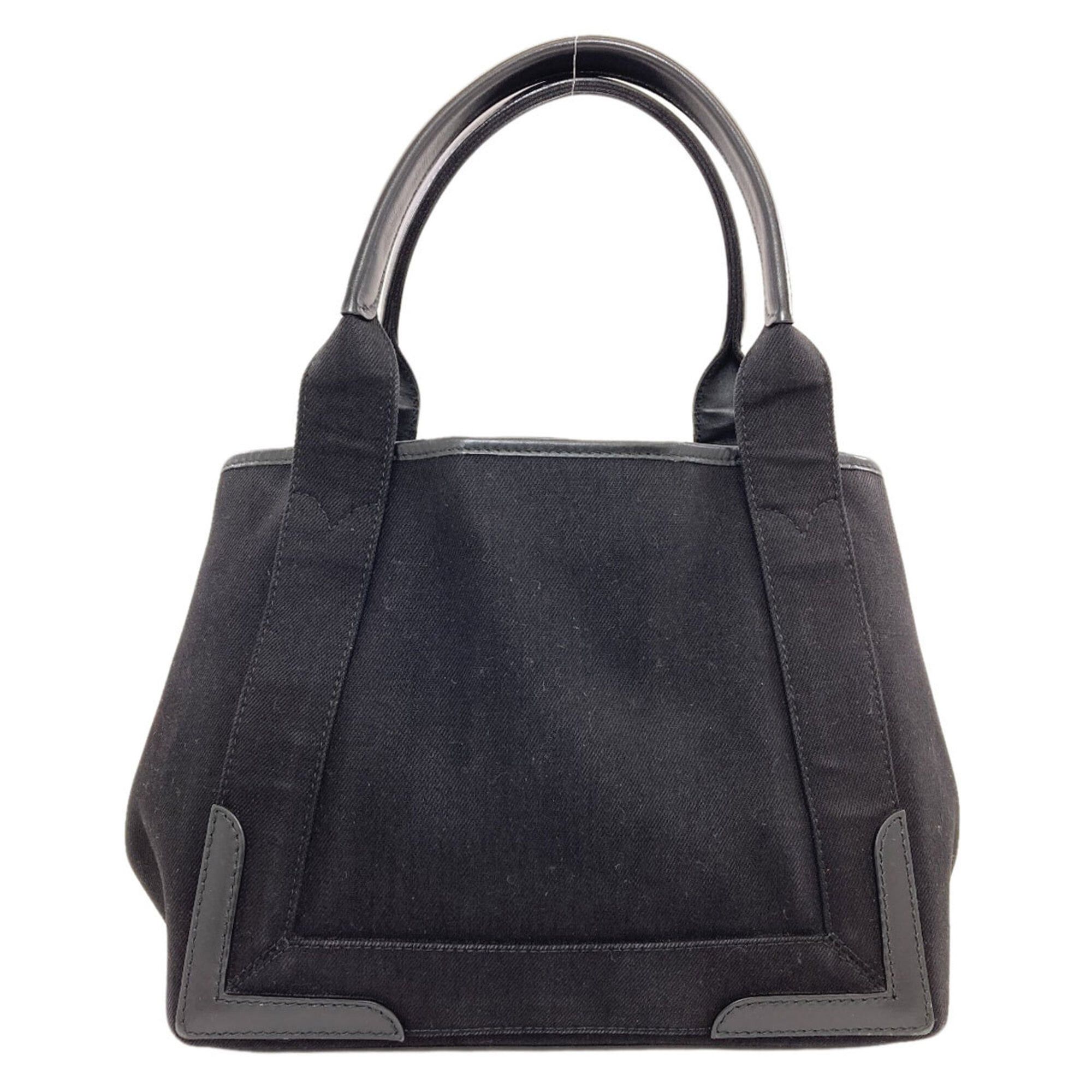 Balenciaga Balenciaga 339933 Navy Cabas S Handbag Canvas Women's BALENCIAGA Size ONE SIZE - 2 Thumbnail