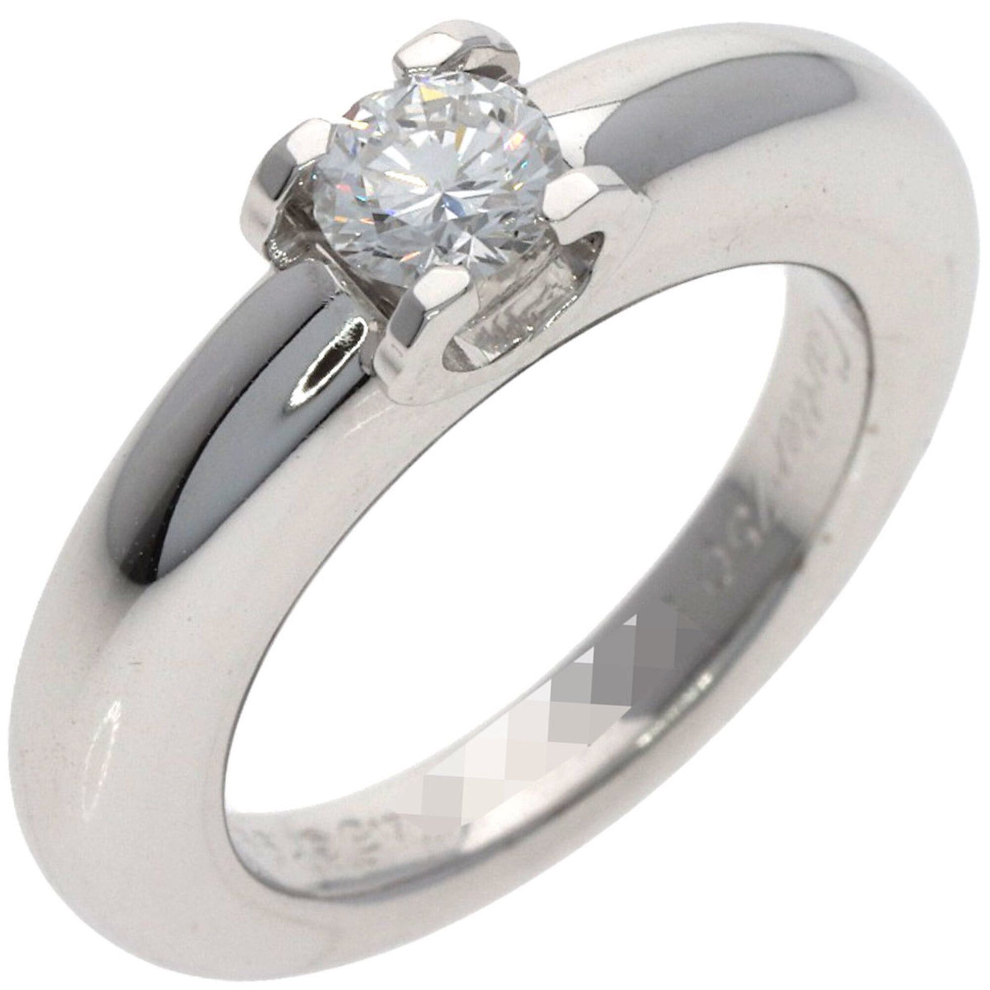 Cartier Cartier C de Diamond Ring #45, 18K White Gold, Women's. Size ONE SIZE - 2 Thumbnail