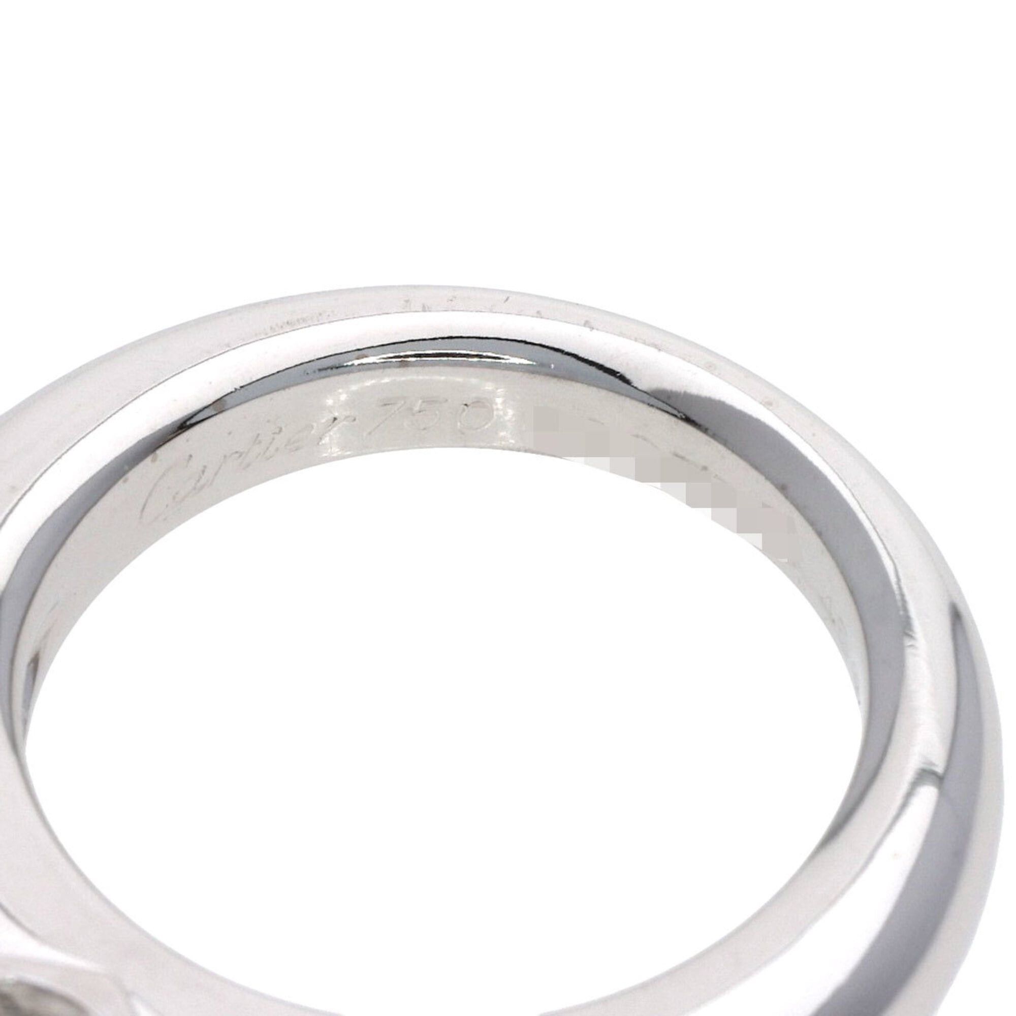Cartier Cartier C de Diamond Ring #45, 18K White Gold, Women's. Size ONE SIZE - 5 Thumbnail