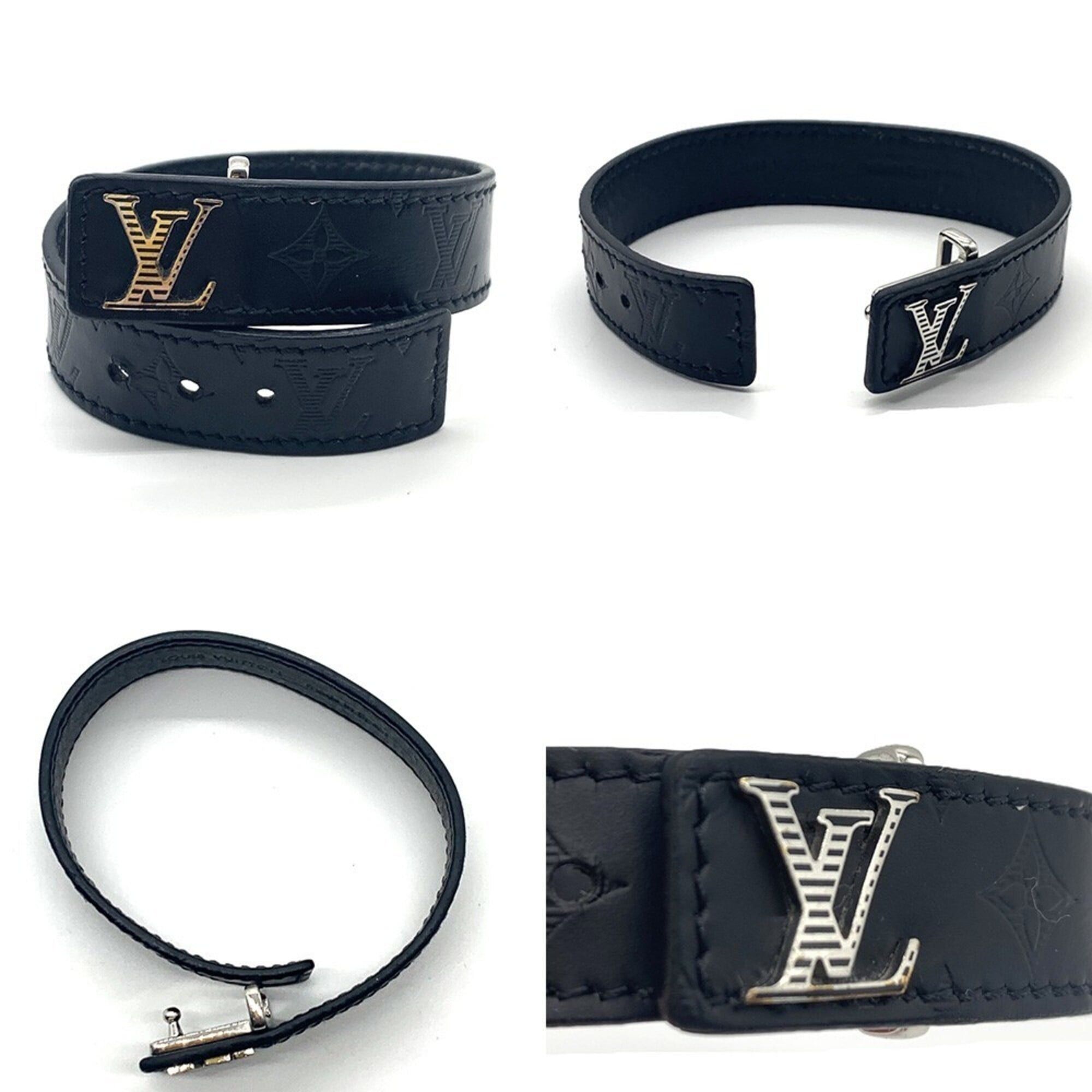 Louis Vuitton Louis Vuitton Bracelet LV Shadow (Embossed Leather) Size ONE SIZE - 3 Thumbnail