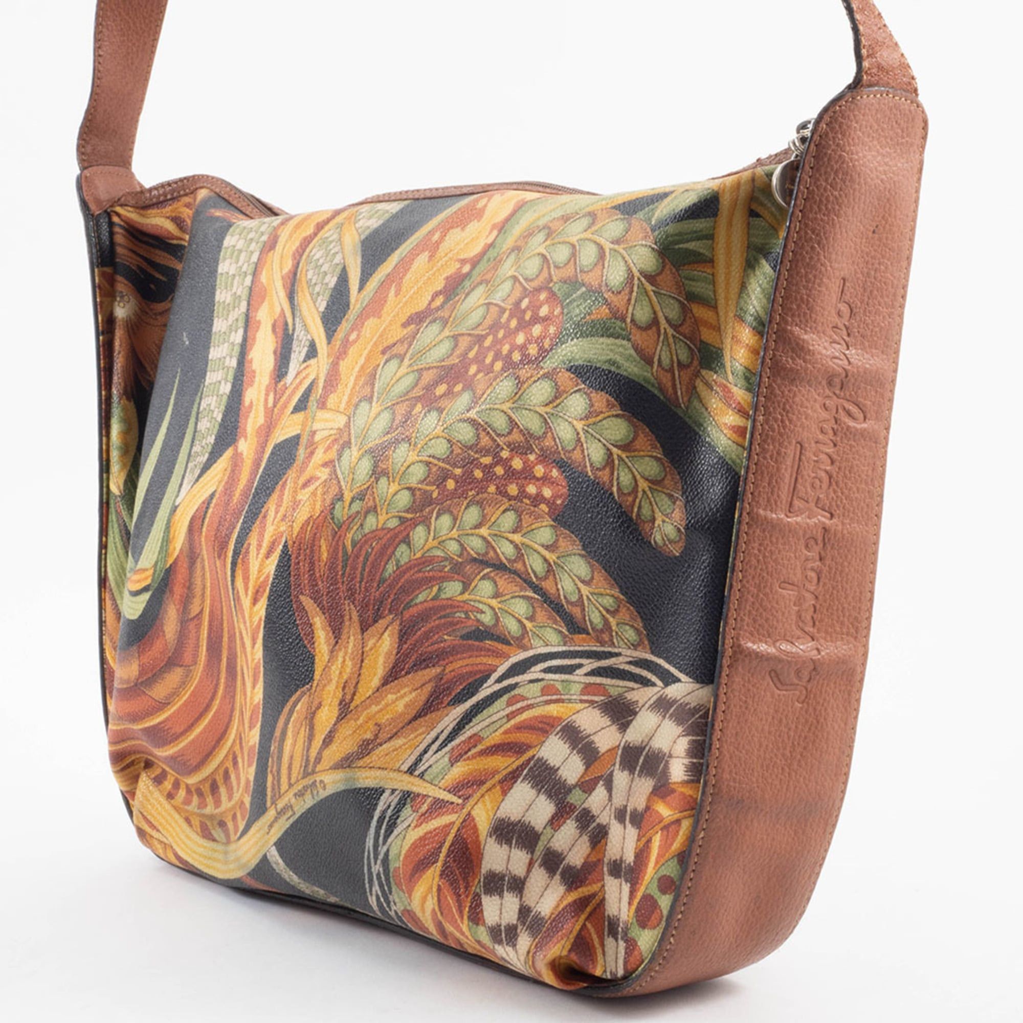 Salvatore Ferragamo Salvatore Ferragamo bag, shoulder botanical print, multicolor, A4 size compatible. Size ONE SIZE - 9 Thumbnail