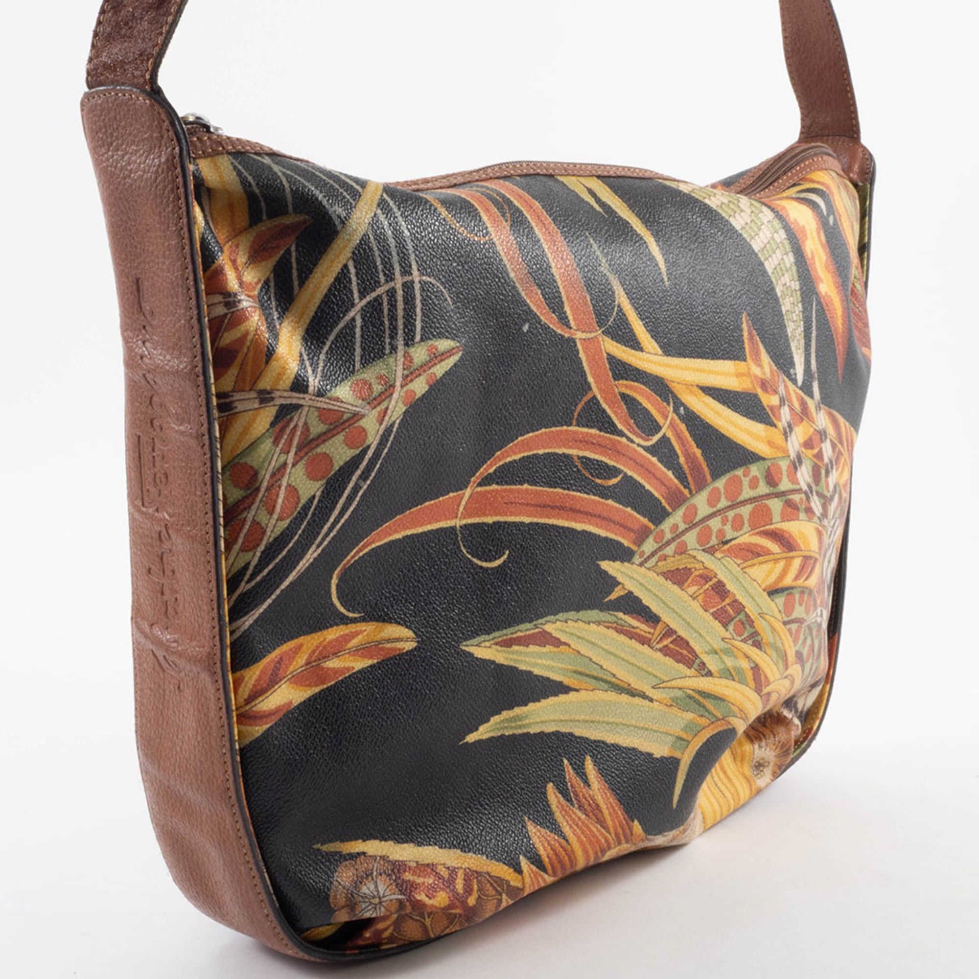 Salvatore Ferragamo Salvatore Ferragamo bag, shoulder botanical print, multicolor, A4 size compatible. Size ONE SIZE - 8 Thumbnail