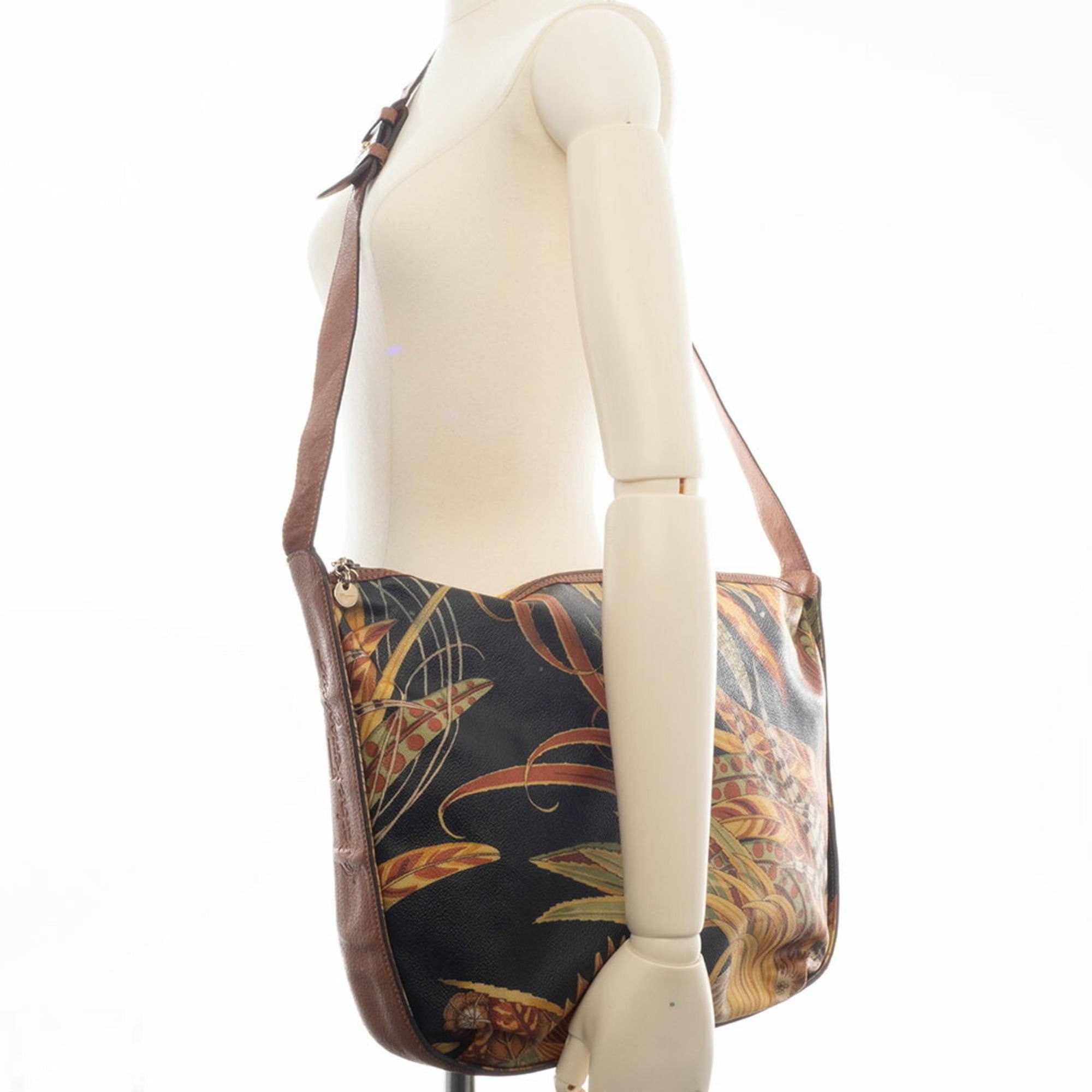 Salvatore Ferragamo Salvatore Ferragamo bag, shoulder botanical print, multicolor, A4 size compatible. Size ONE SIZE - 11 Thumbnail