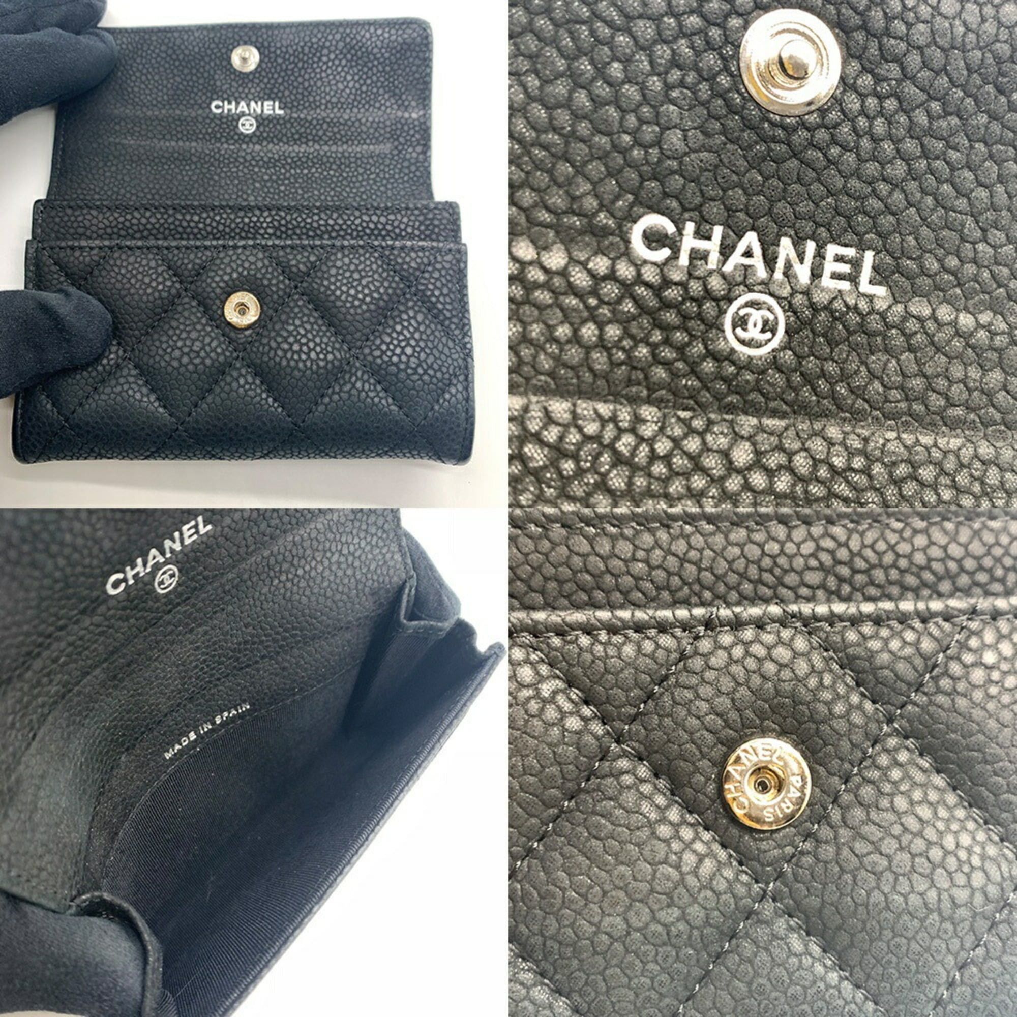 Chanel Chanel Card Case, Business Holder, A50169, Soft Caviar Leather, Black. Size ONE SIZE - 4 Thumbnail