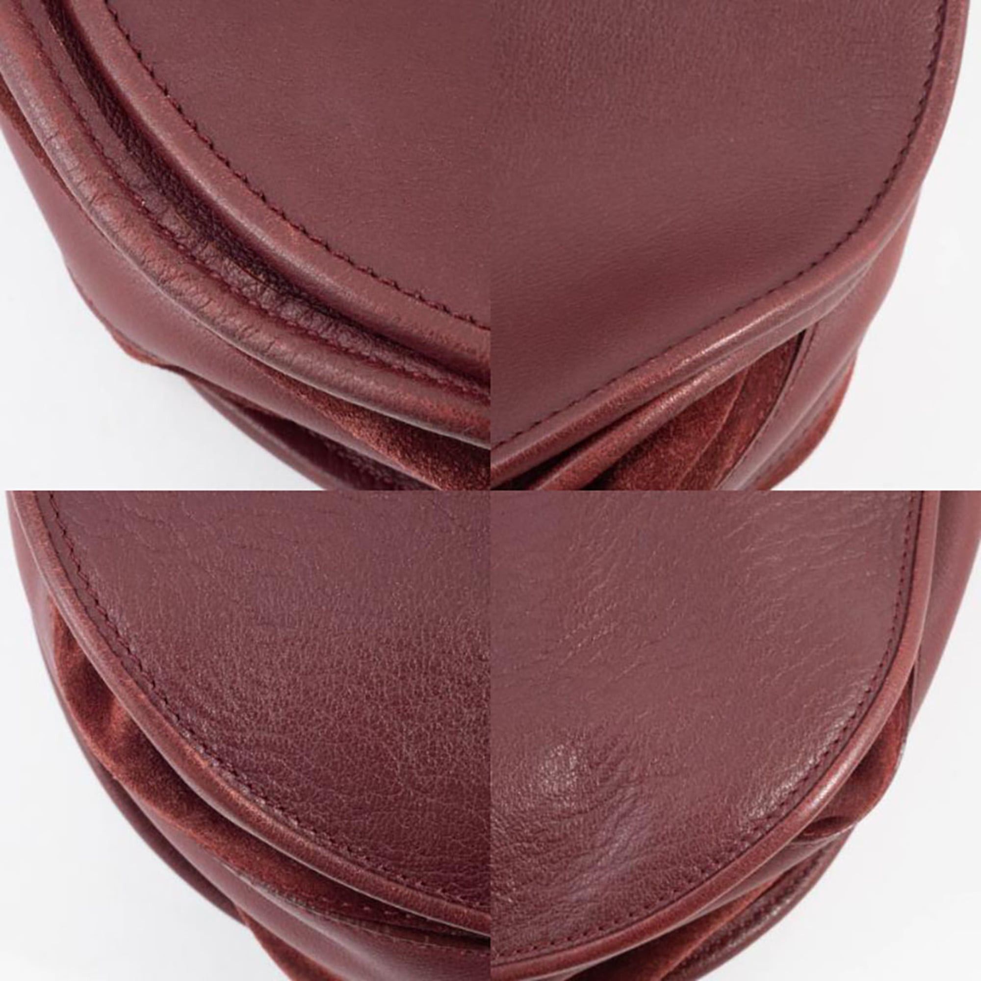 Cartier Cartier Must Line Shoulder Bag, Calfskin, Bordeaux Size ONE SIZE - 20 Thumbnail