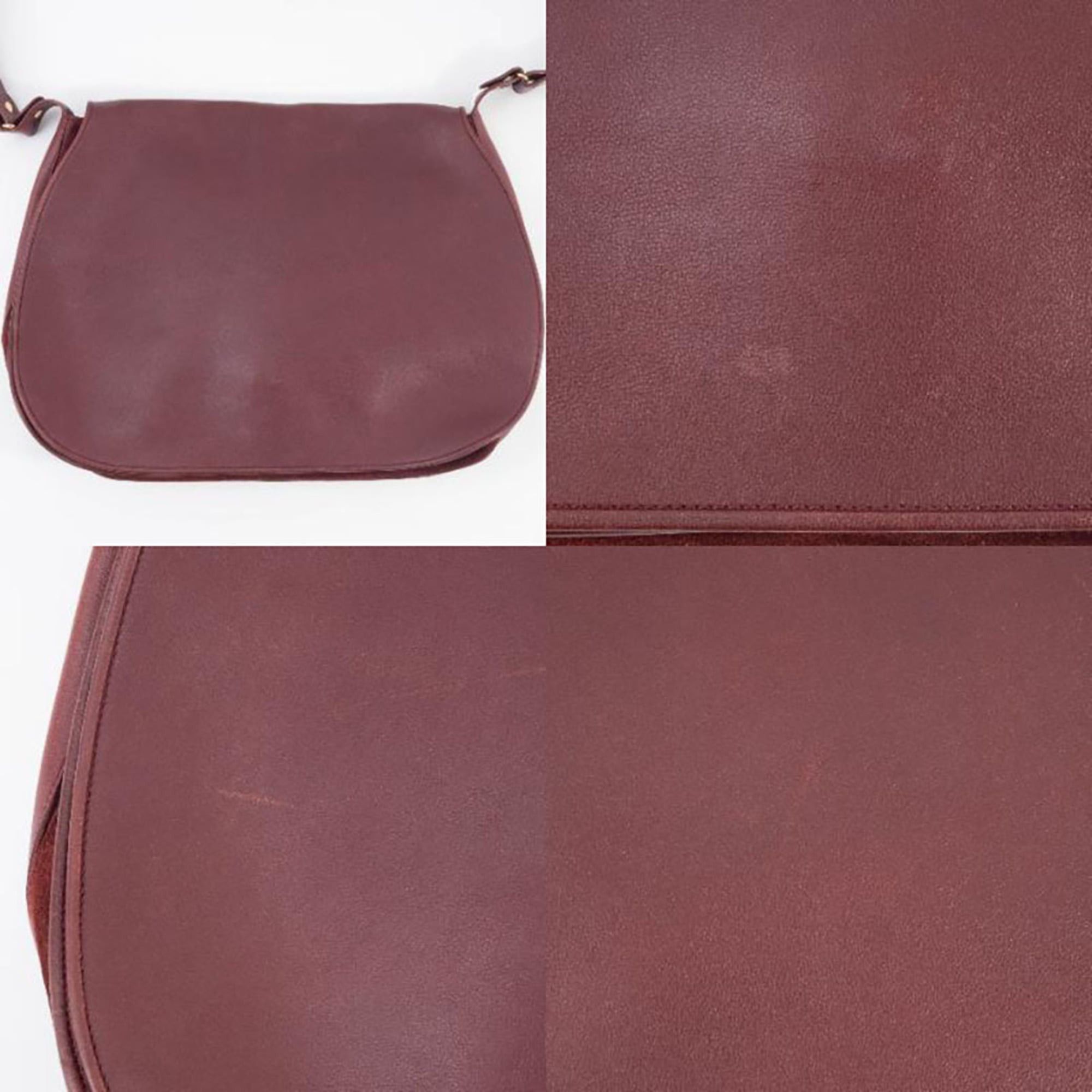 Cartier Cartier Must Line Shoulder Bag, Calfskin, Bordeaux Size ONE SIZE - 17 Thumbnail