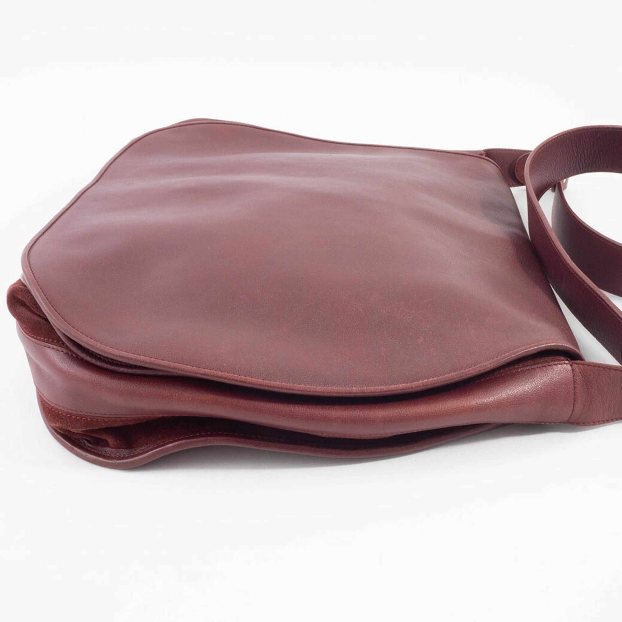 Cartier Cartier Must Line Shoulder Bag, Calfskin, Bordeaux Size ONE SIZE - 4 Thumbnail