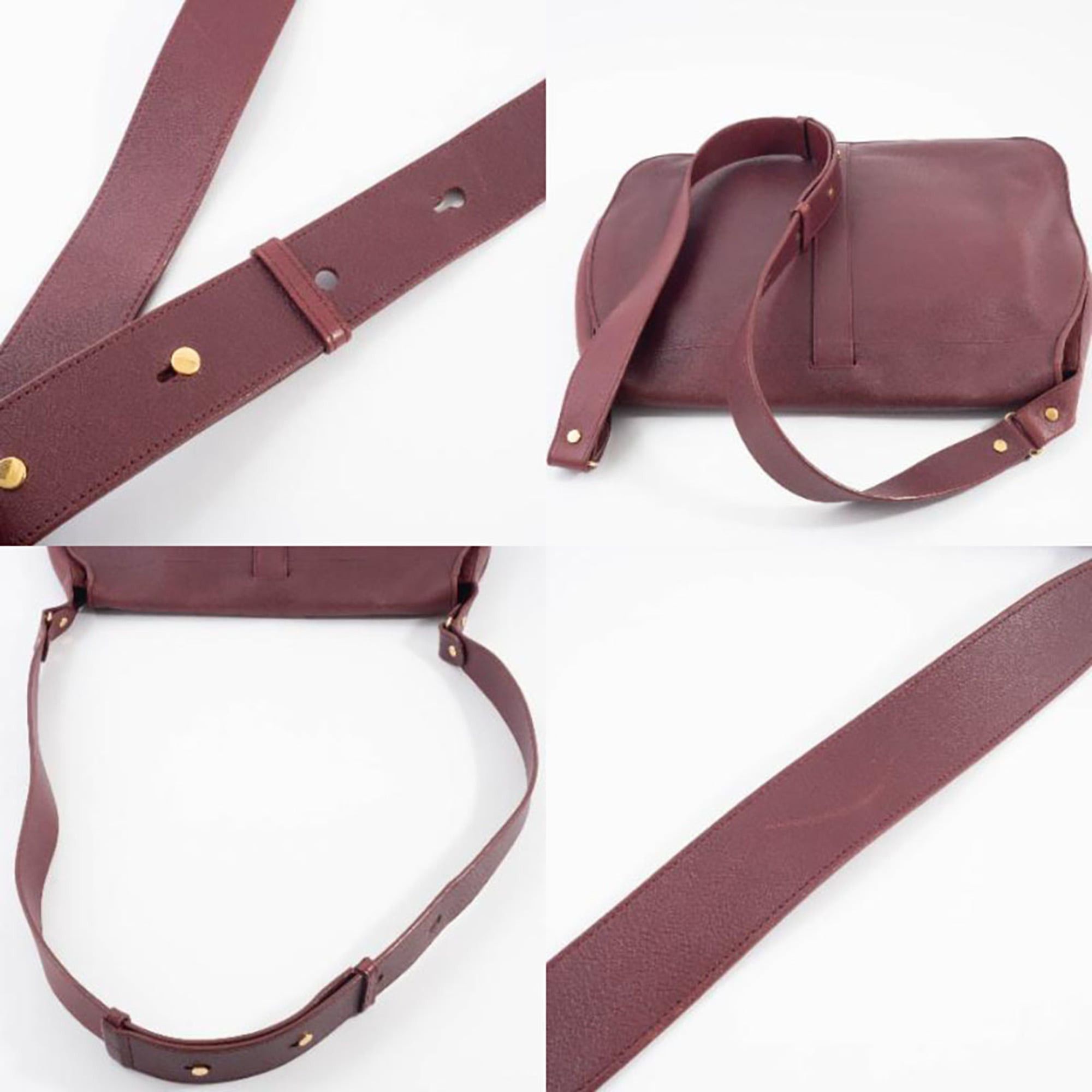 Cartier Cartier Must Line Shoulder Bag, Calfskin, Bordeaux Size ONE SIZE - 19 Thumbnail