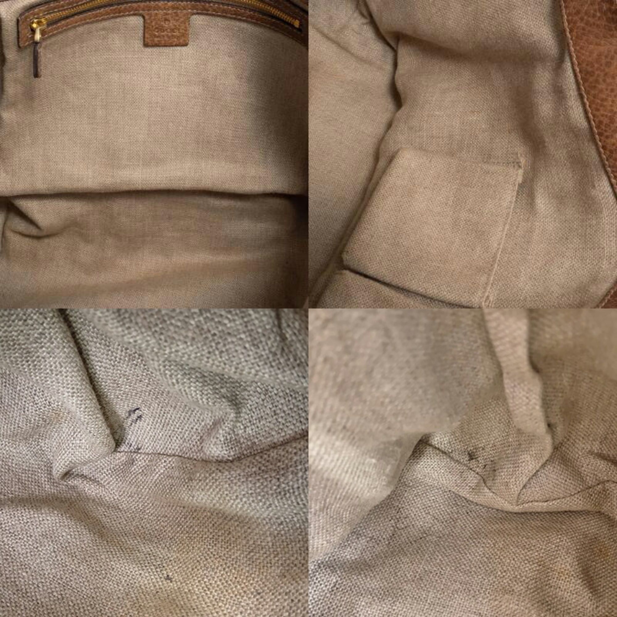 Gucci Gucci tote bag, GG canvas, beige/brown, bamboo tassel, item number 218780 Size ONE SIZE - 14 Thumbnail