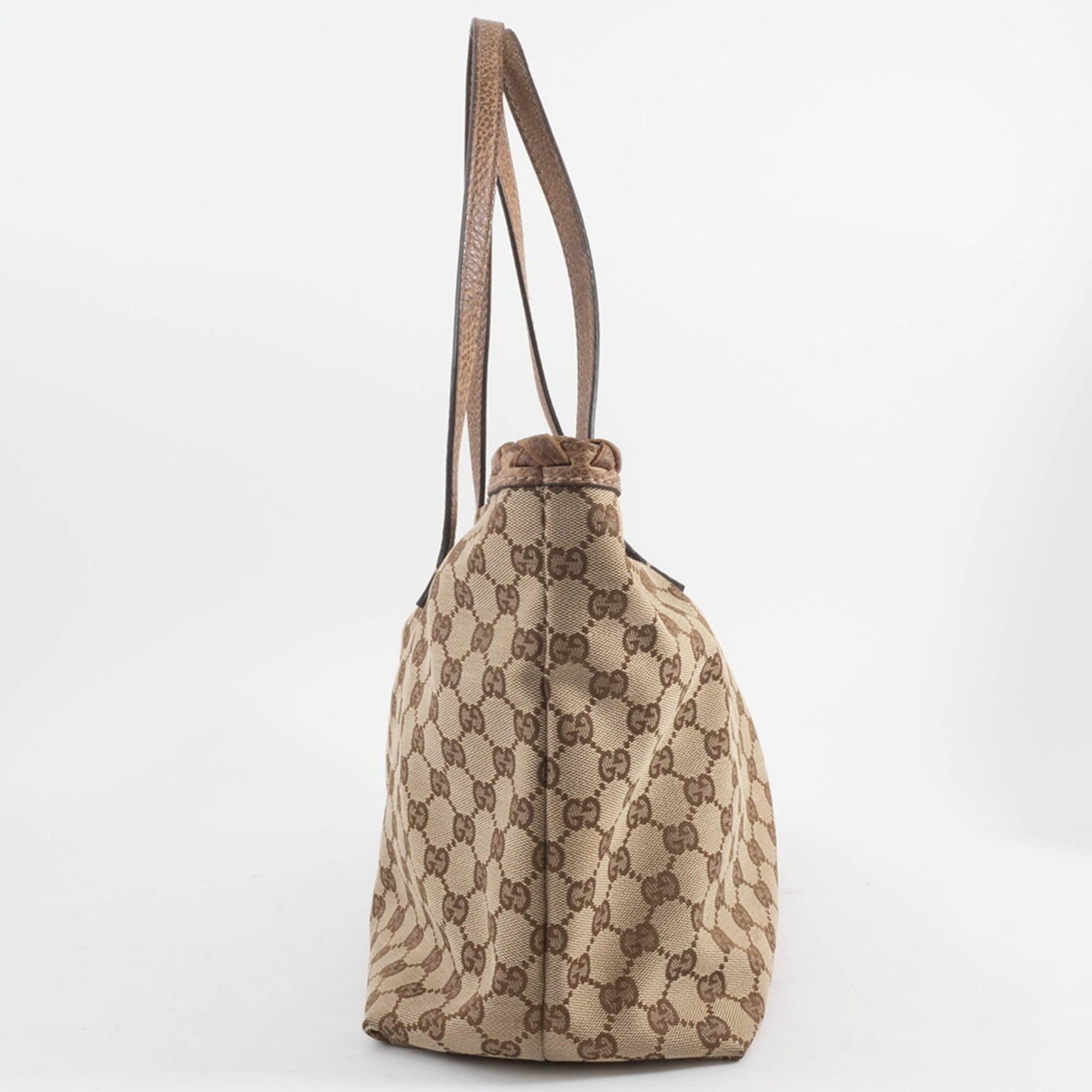 Gucci Gucci tote bag, GG canvas, beige/brown, bamboo tassel, item number 218780 Size ONE SIZE - 5 Thumbnail