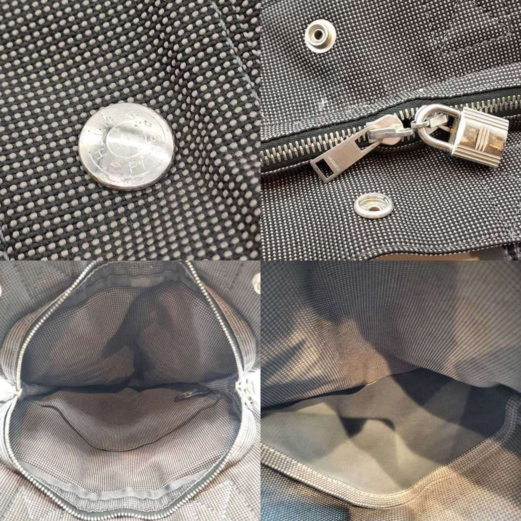 Hermes Hermes Herline Sac Ad PM Backpack, Rucksack, Gray Canvas, Women's HERMES Size ONE SIZE - 6 Thumbnail