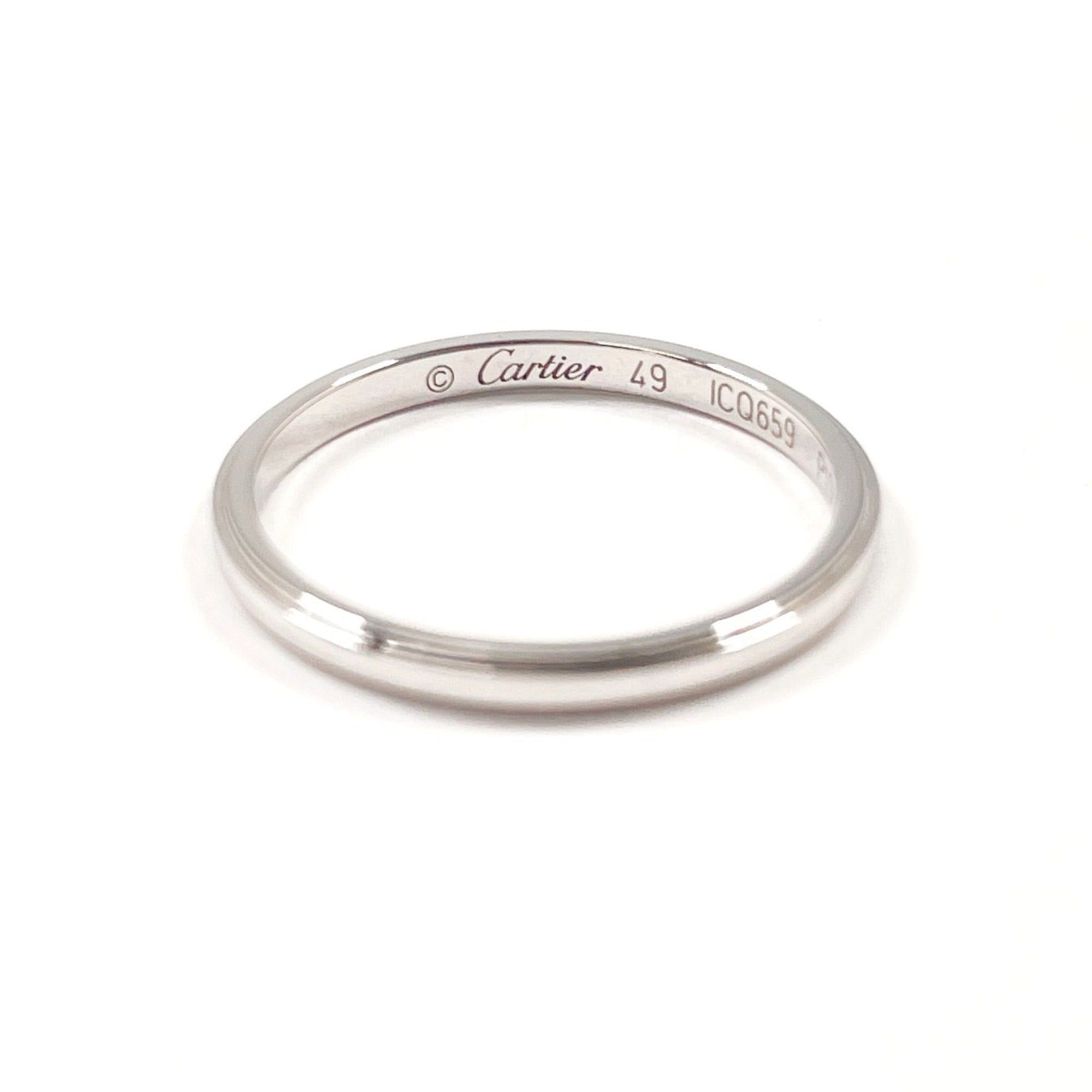 Cartier Cartier Damour Wedding Ring, Platinum 950, Size 8.5, Silver, Women's Size ONE SIZE - 2 Thumbnail