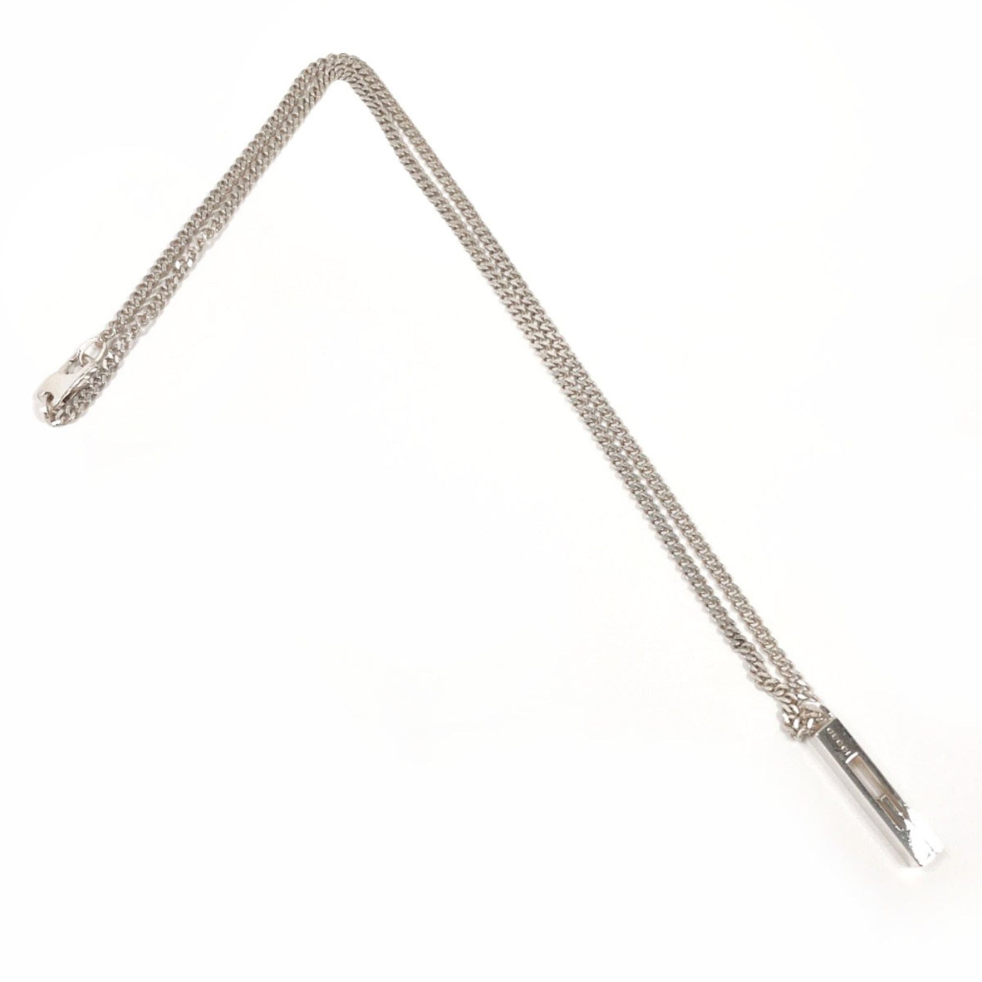 Gucci GUCCI Cutout G 225055 J8400 8106 Necklace, Sterling Silver 925, Unisex Size ONE SIZE - 3 Thumbnail